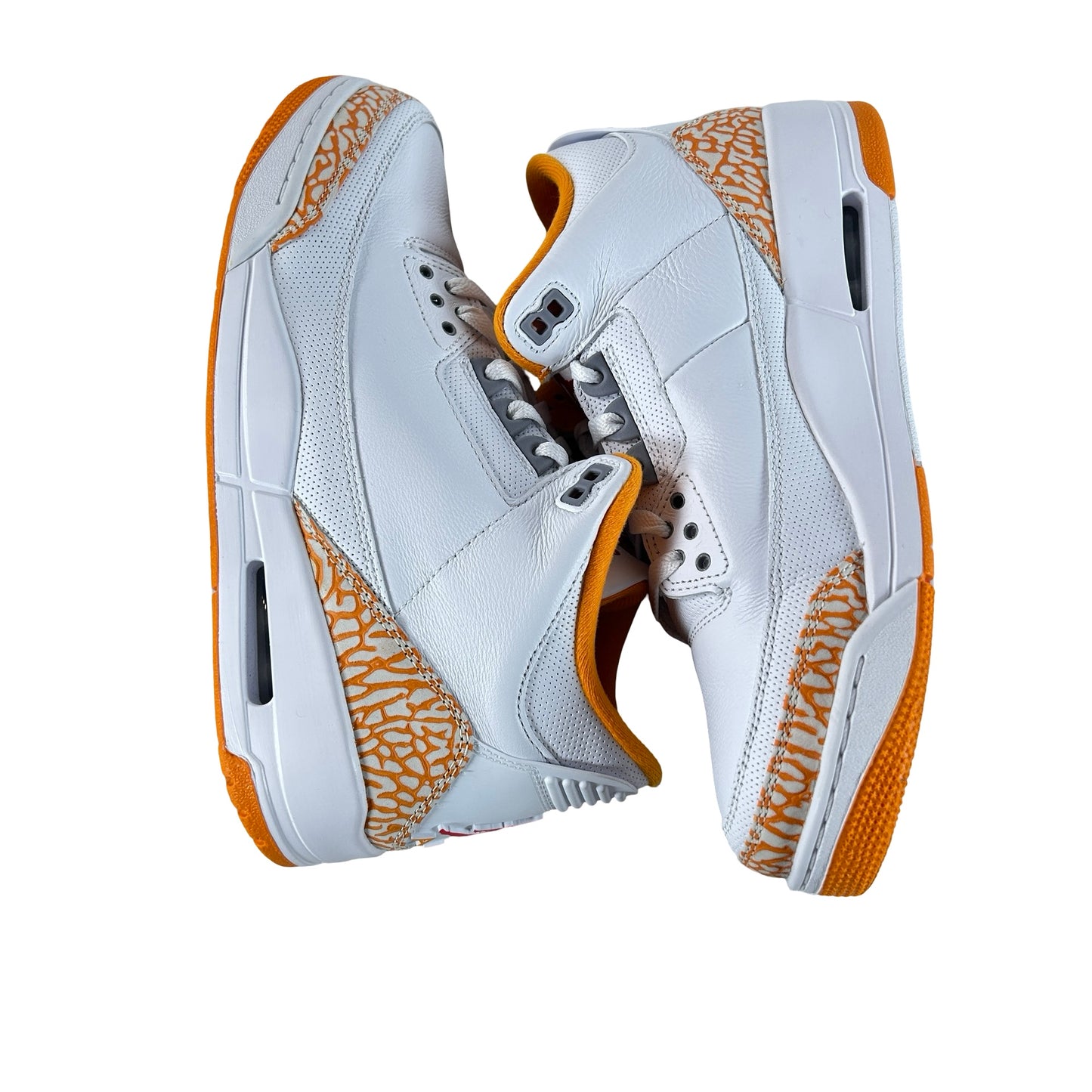 CK9246 101 Jordan 3 Retro Orange Citrus (Women's) [USED] - 11 W (Used) (No Box)