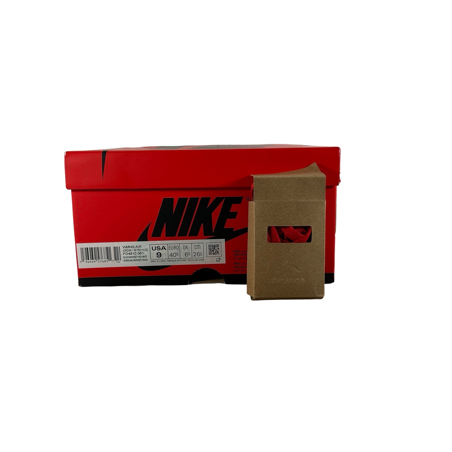 FD4810 061 Jordan 1 Retro High OG Satin Bred [USED] - 9 W (Used)
