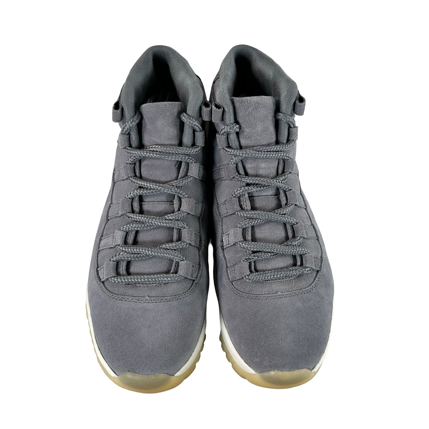 914433 003 Jordan 11 Retro Pinnacle Grey Suede [USED] - 9.5 M (Used)