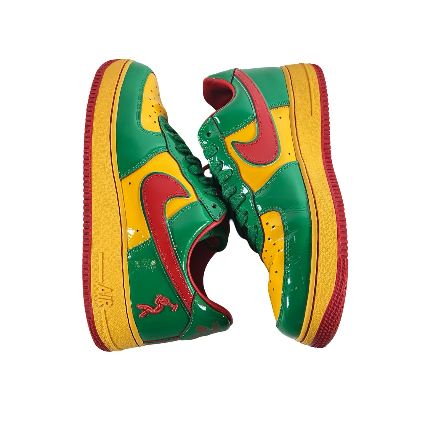 IH4383 300 Nike Air Force 1 Low Lil Yachty Concrete Boys Lucky Green [USED] - 9 M (Used) (No Box)