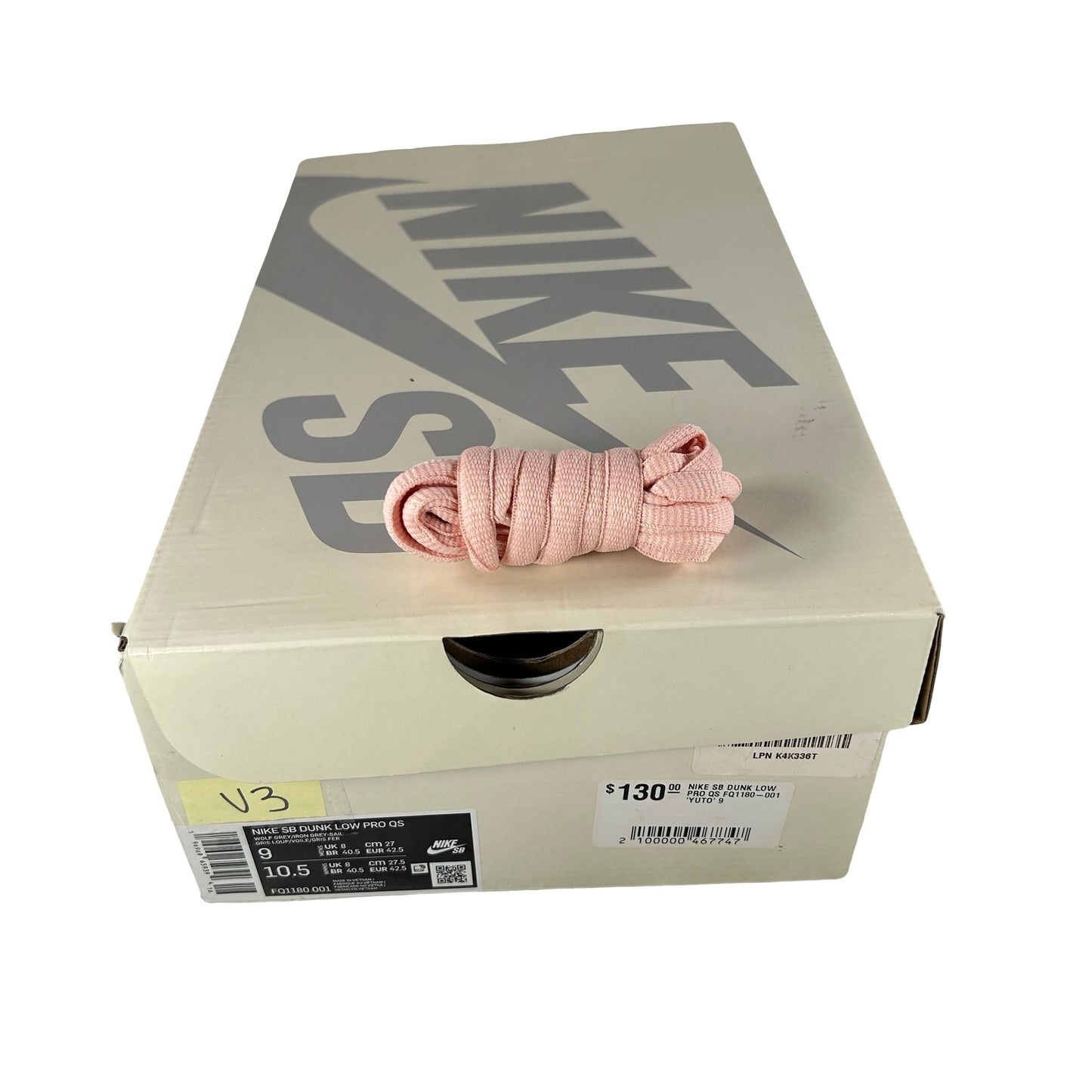FQ1180 001 Nike SB Dunk Low Yuto Horigome [USED] - 9 M (Used3)
