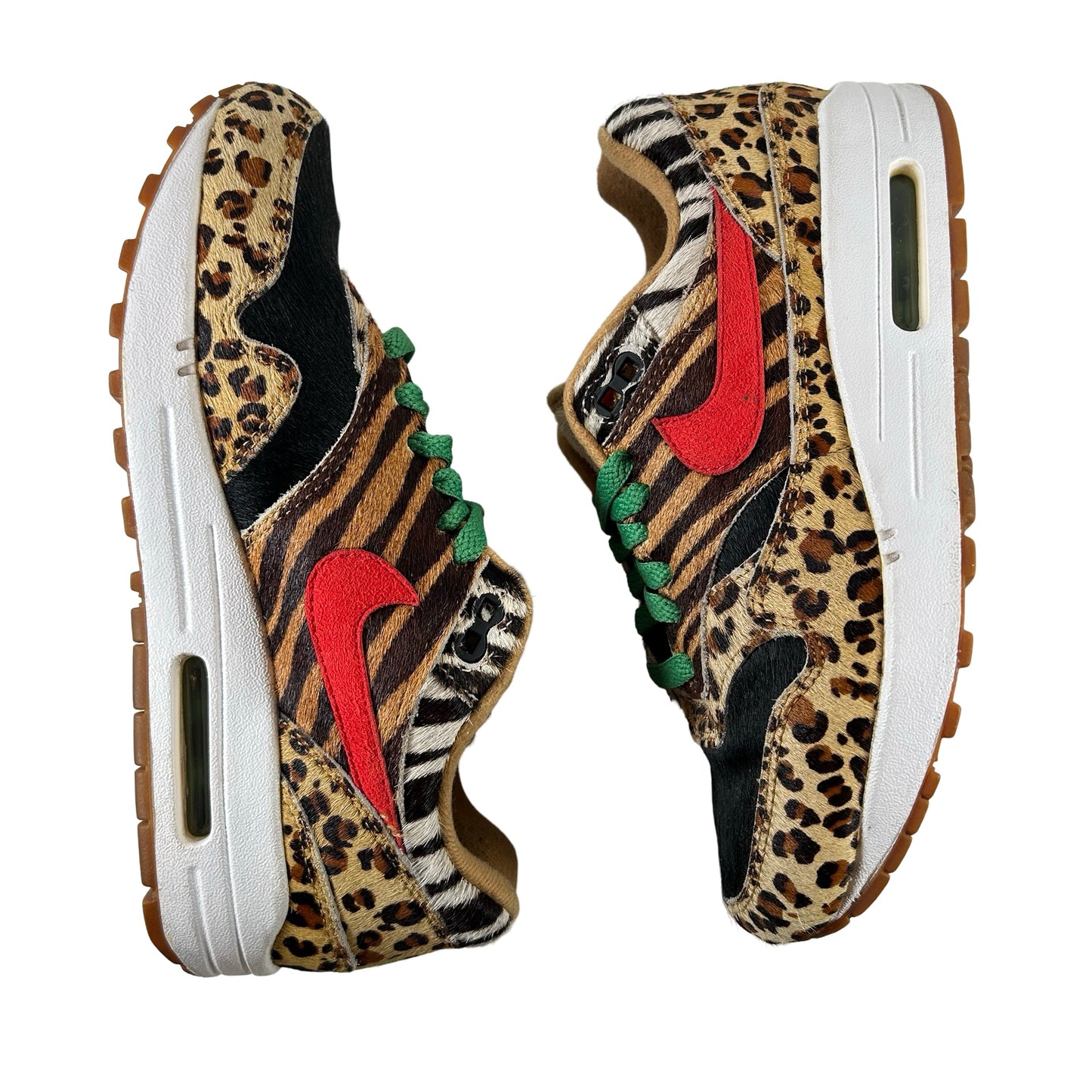 AQ0928 700 Nike Air Max 1 Atmos Animal Pack 2.0 (All Black Box) (2018) [USED] - 5 (Used) (No Box)