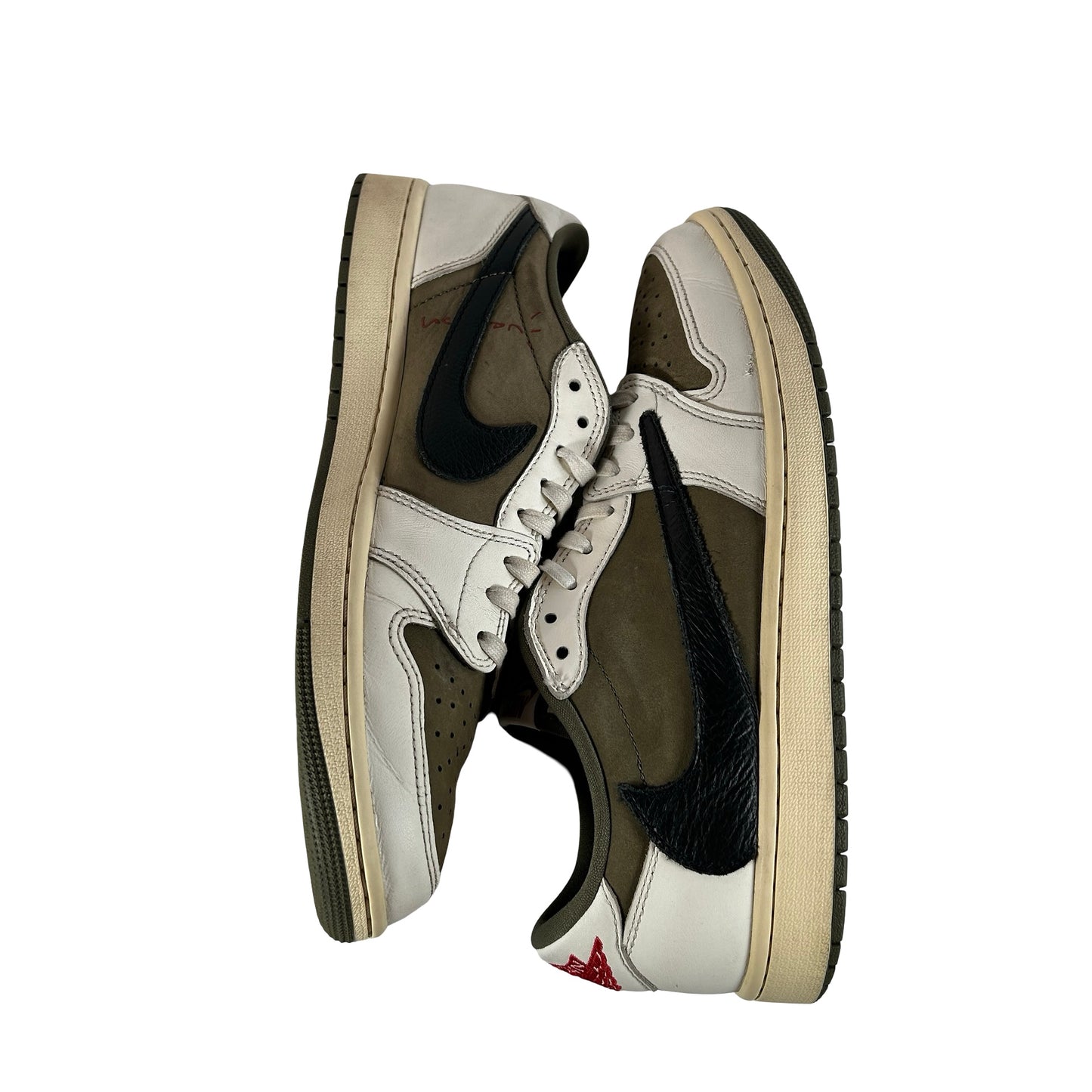 DM7866 200 Jordan 1 Retro Low OG SP Travis Scott Medium Olive [USED] - 10.5 M (Used) (Replace Box)