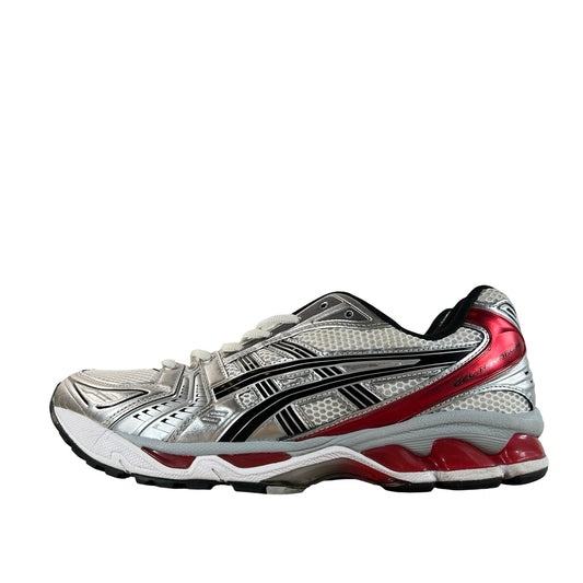 1201A019 103 ASICS Gel-Kayano 14 White Classic Red [USED] - 11.5 M (Used)