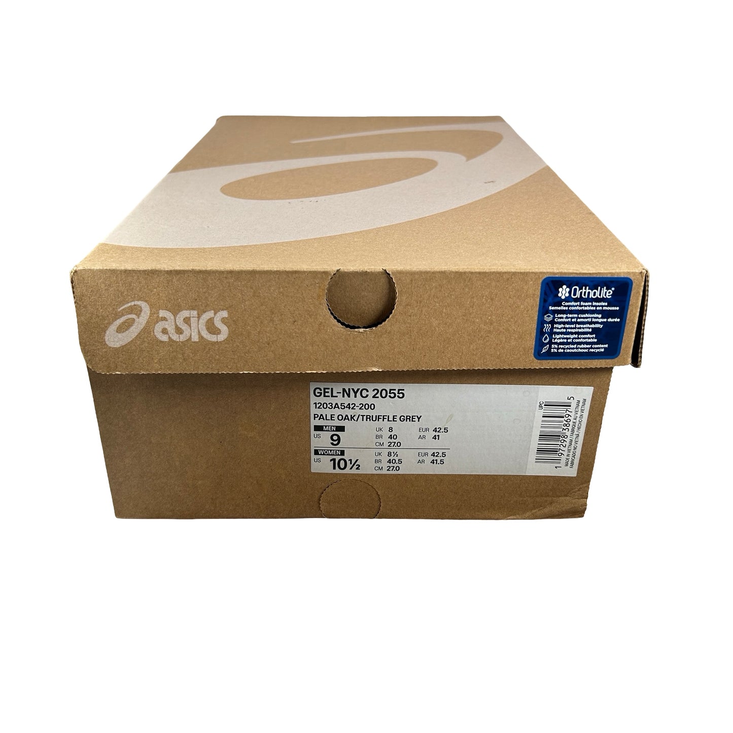 1203A542 200 ASICS Gel-NYC 2055 Pale Oak Truffle Grey [USED] - 9 M (Used)