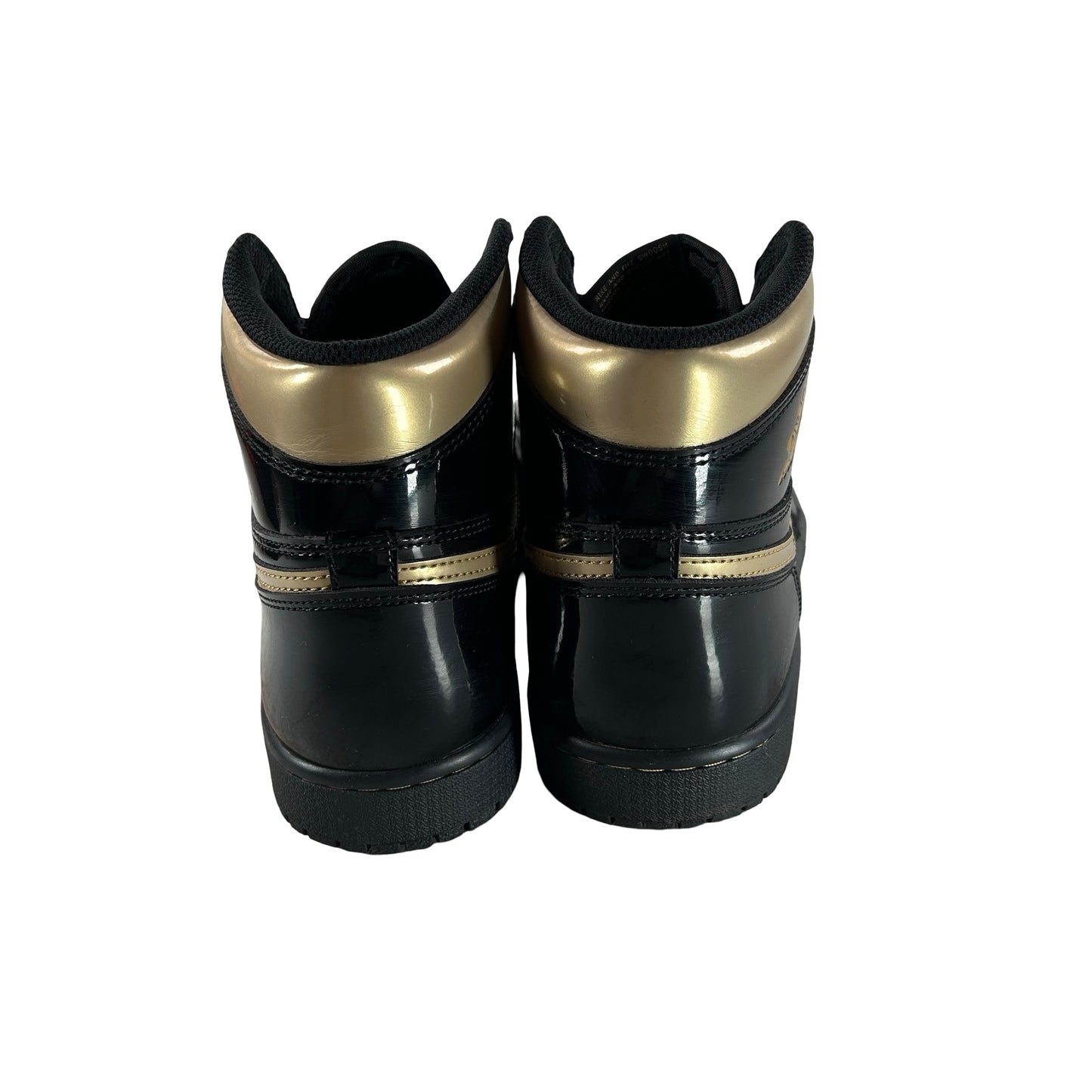 555088 032 Jordan 1 Black/Gold [USED] - 10 M (Used6)