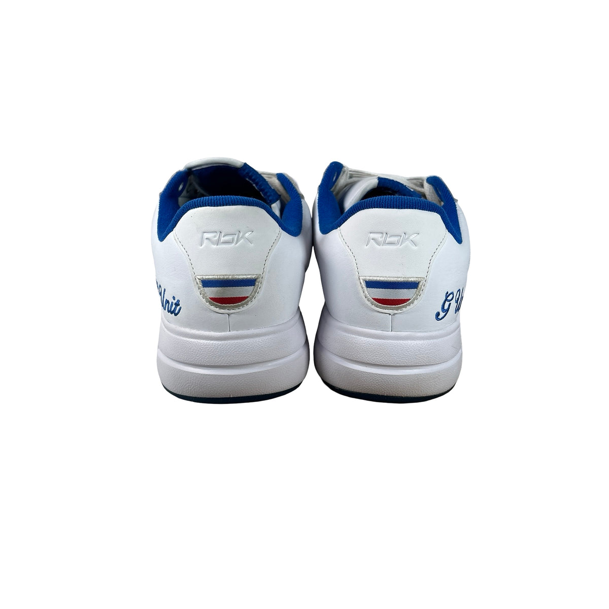 100289469 Reebok G-Unit G6 White Blue Red [USED] - 12 M (Used)