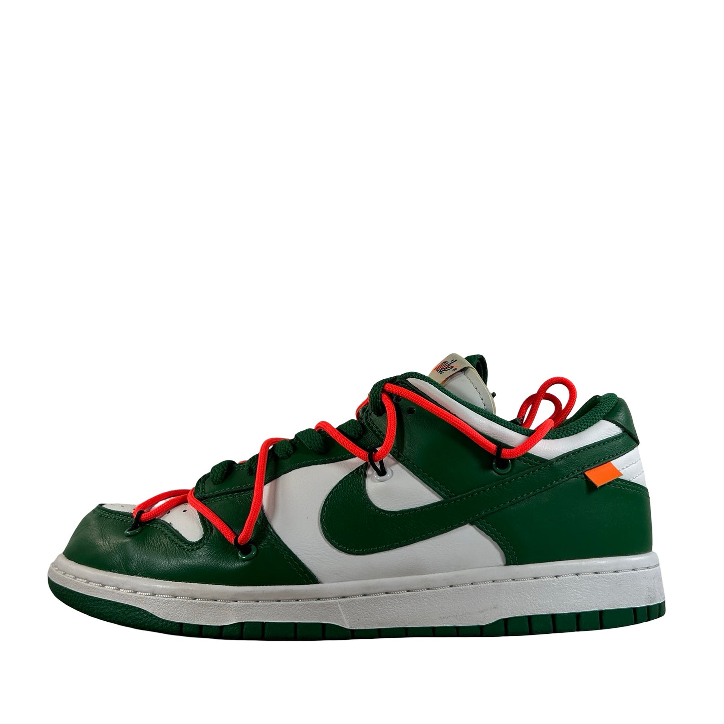 CT0856 100 Nike Dunk Low Off-White Green [USED] - 9 M (Used2)