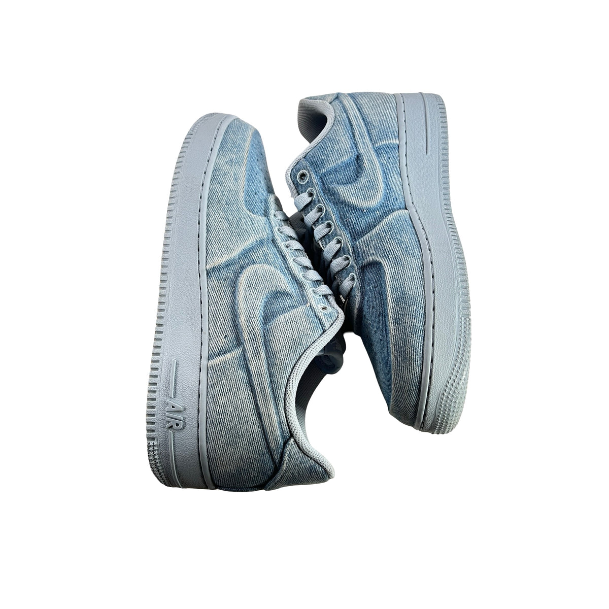 IQ9773 400 Nike Air Force 1 Low Ja Morant Denim Light Armory Blue [USED] - 9.5 M (Used)
