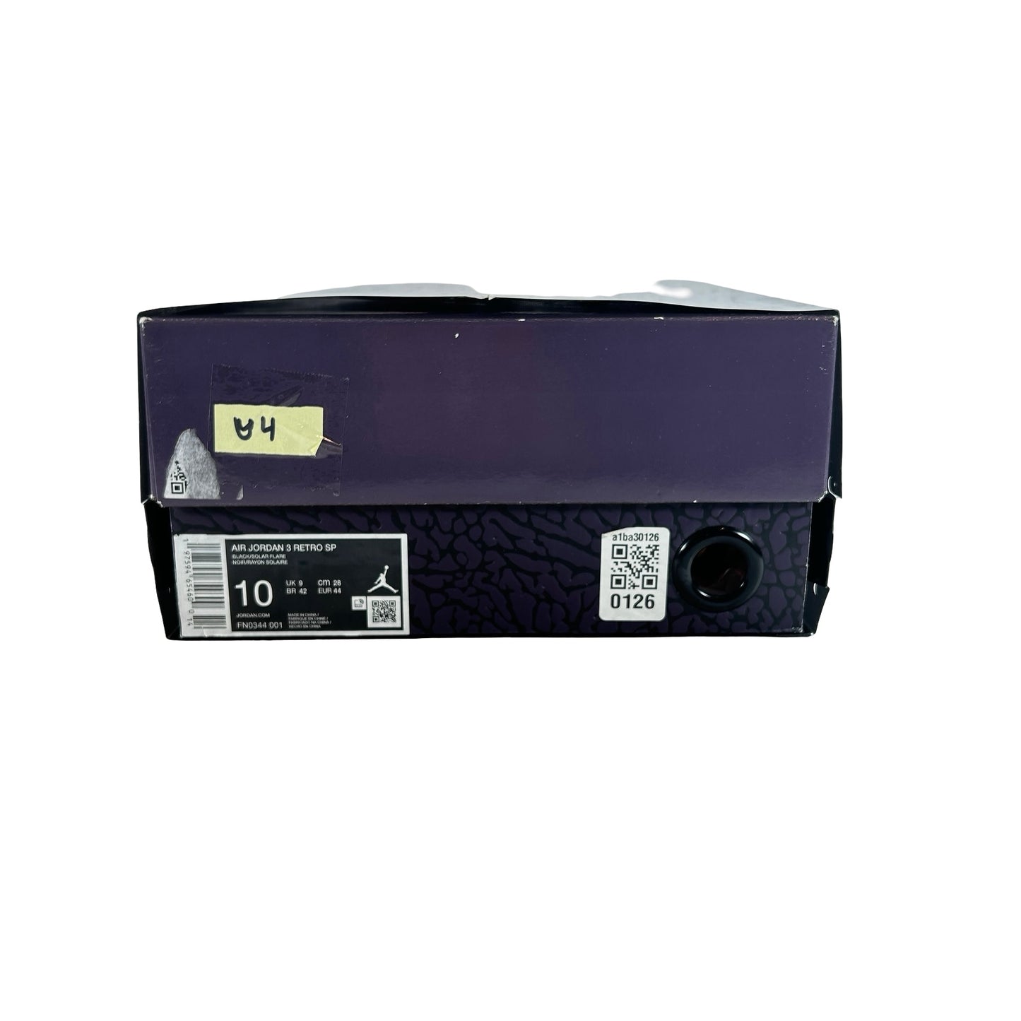 FN0344 001 Jordan 3 Retro J Balvin Rio [USED] - 10 M (Used4)