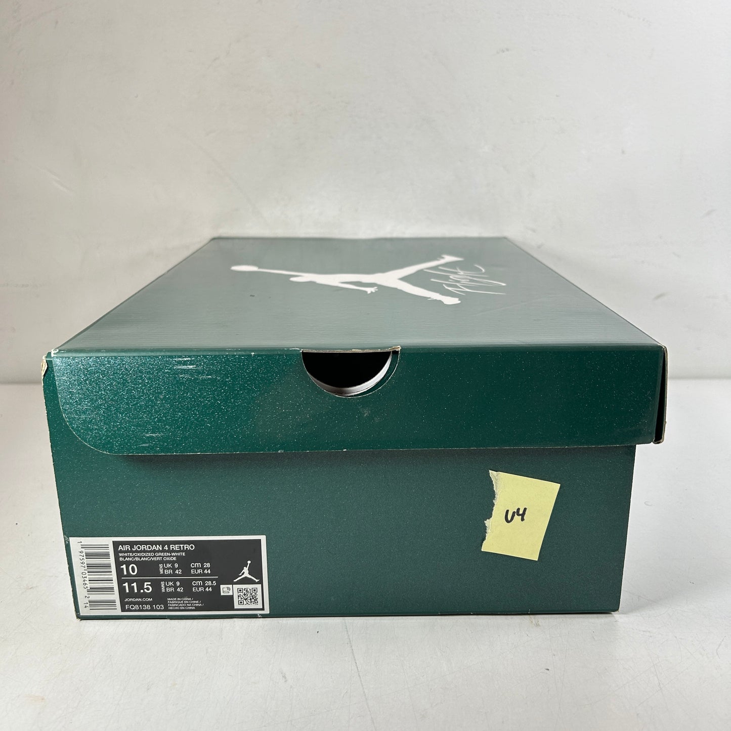 FQ8138 103 Jordan 4 Retro Oxidized Green [USED] - 10 M (Used4)