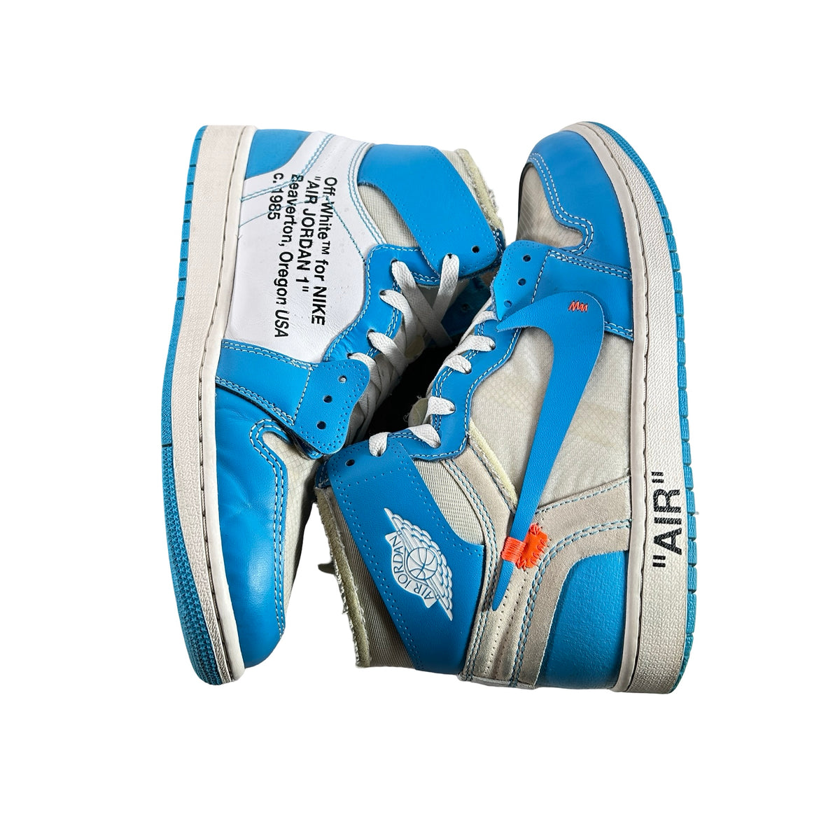 AQ0818 148 Jordan 1 Retro High Off-White UNC [USED] - 10 M (Used2)