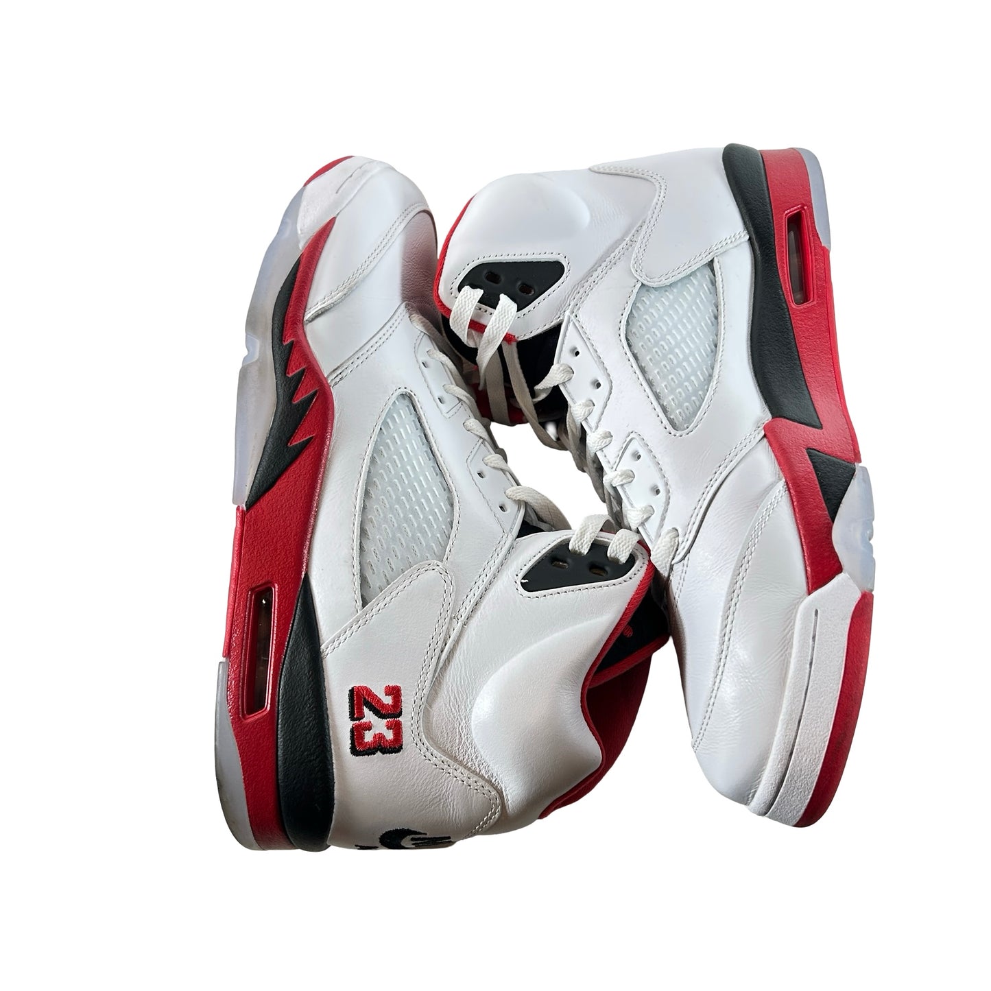 HQ7978 101 Jordan 5 Retro Fire Red Black Tongue (2025) [USED] - 11.5 M (Used2)