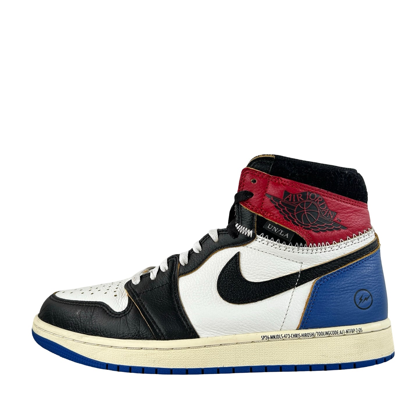 IO7847 002 Jordan 1 Retro High OG SP Fragment x Union LA Varsity Red Sport Royal [USED] - 9.5 M (Used5)