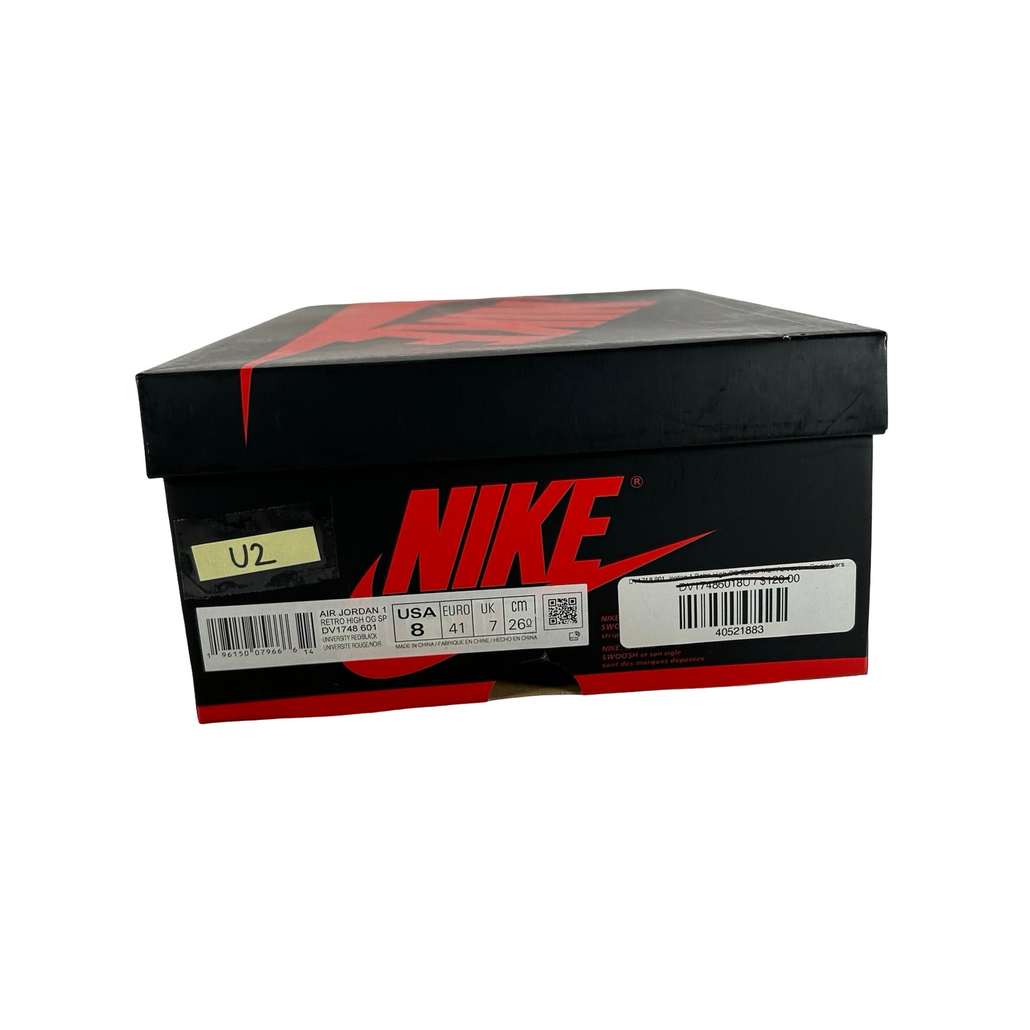 DV1748 601 Jordan 1 Retro High OG Spider-Man Across the Spider-Verse [USED] - 8 M (Used2)