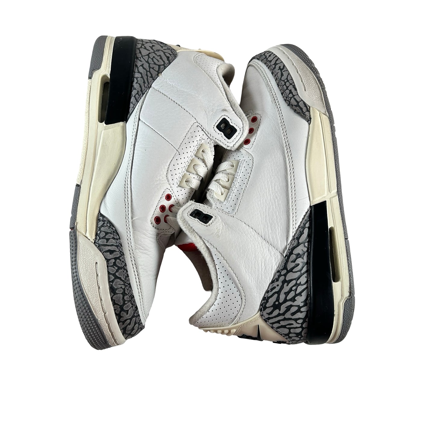 DM0967 100 Jordan 3 Retro White Cement Reimagined (GS) [USED] - 7 Y (Used2) (Replace Box2)