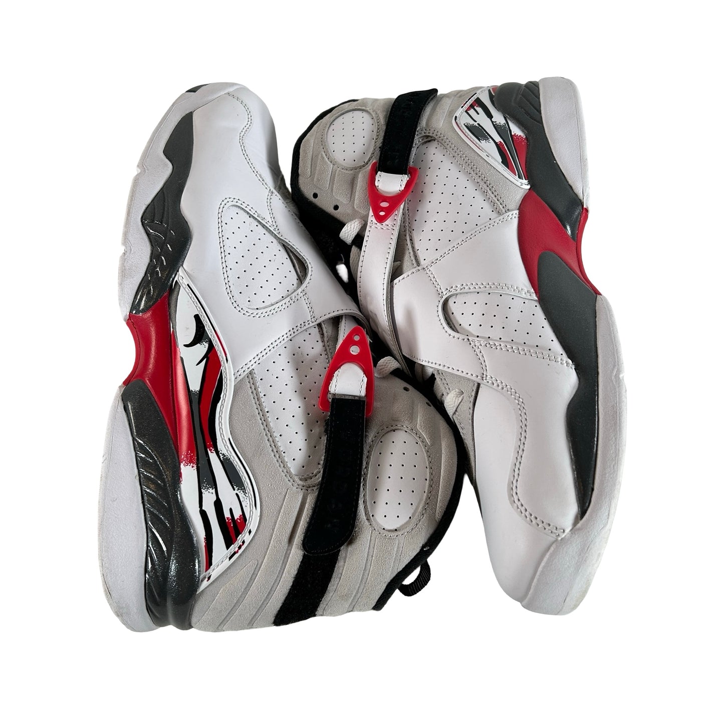 305381 100 Jordan 8 Retro White True Red (2025) [USED] - 12.5 M (No Box)