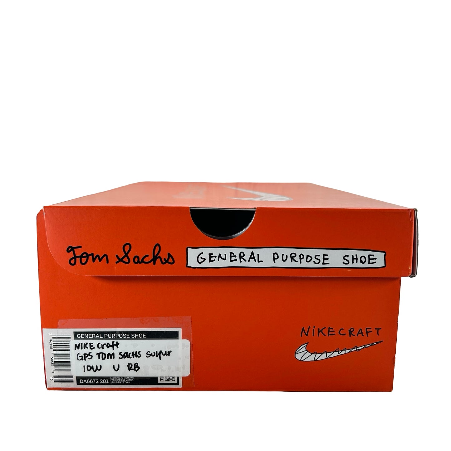 DA6672 700 NikeCraft GPS Tom Sachs Archive Dark Sulfur [USED] - 10 W (Used) (Replace Box)