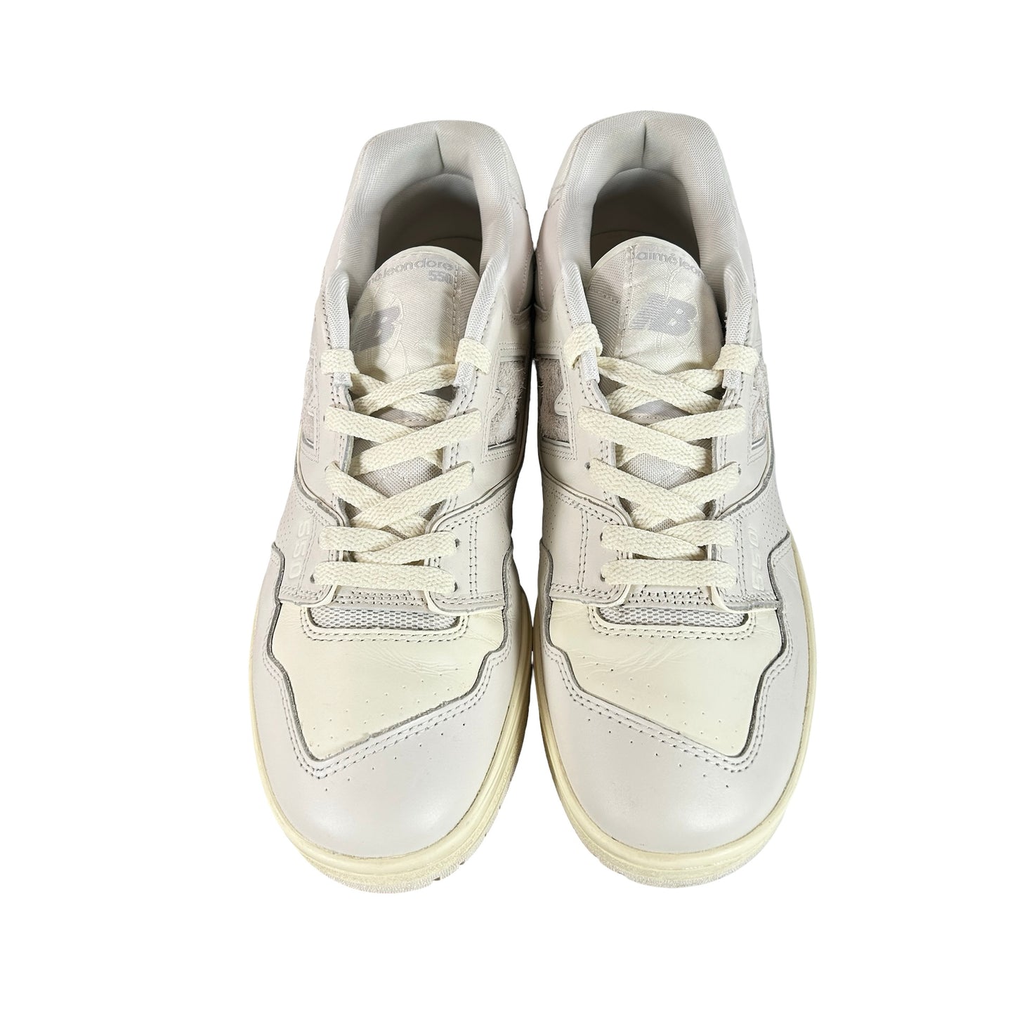 BB550AM1 New Balance 550 Aime Leon Dore White Leather [USED] - 10.5 M (Used)