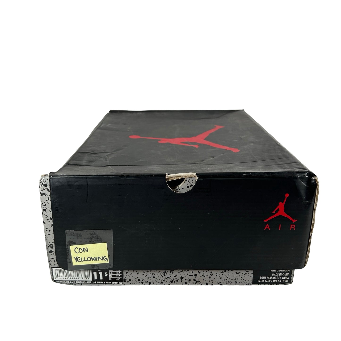 384664 123 Jordan 6 Retro Infrared White (2014) [CONDITIONAL] - 11.5 M (Yellowing)