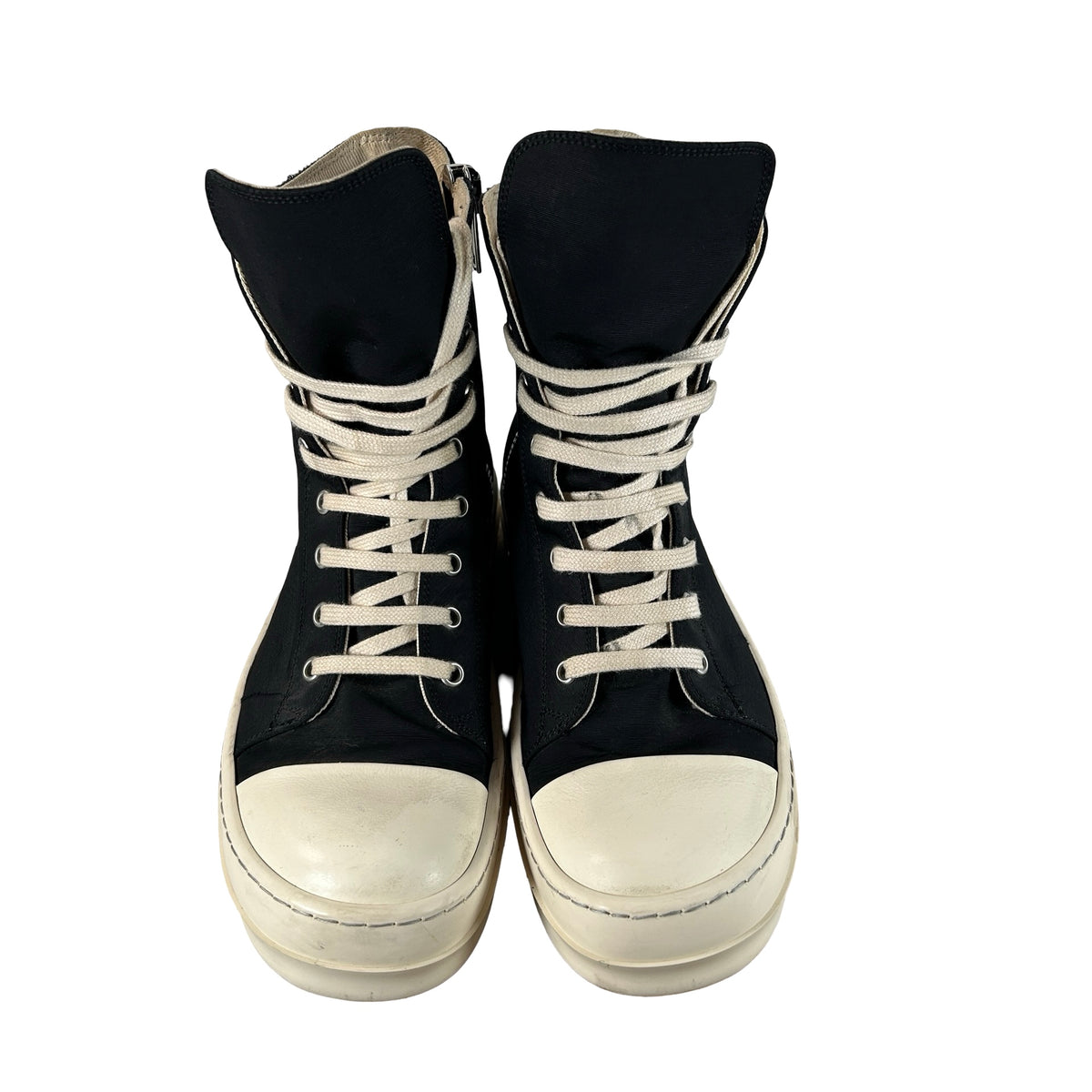 Rick Owens Drkshdw Black Canvas High [USED] - EU 39 (Used) (No Box)