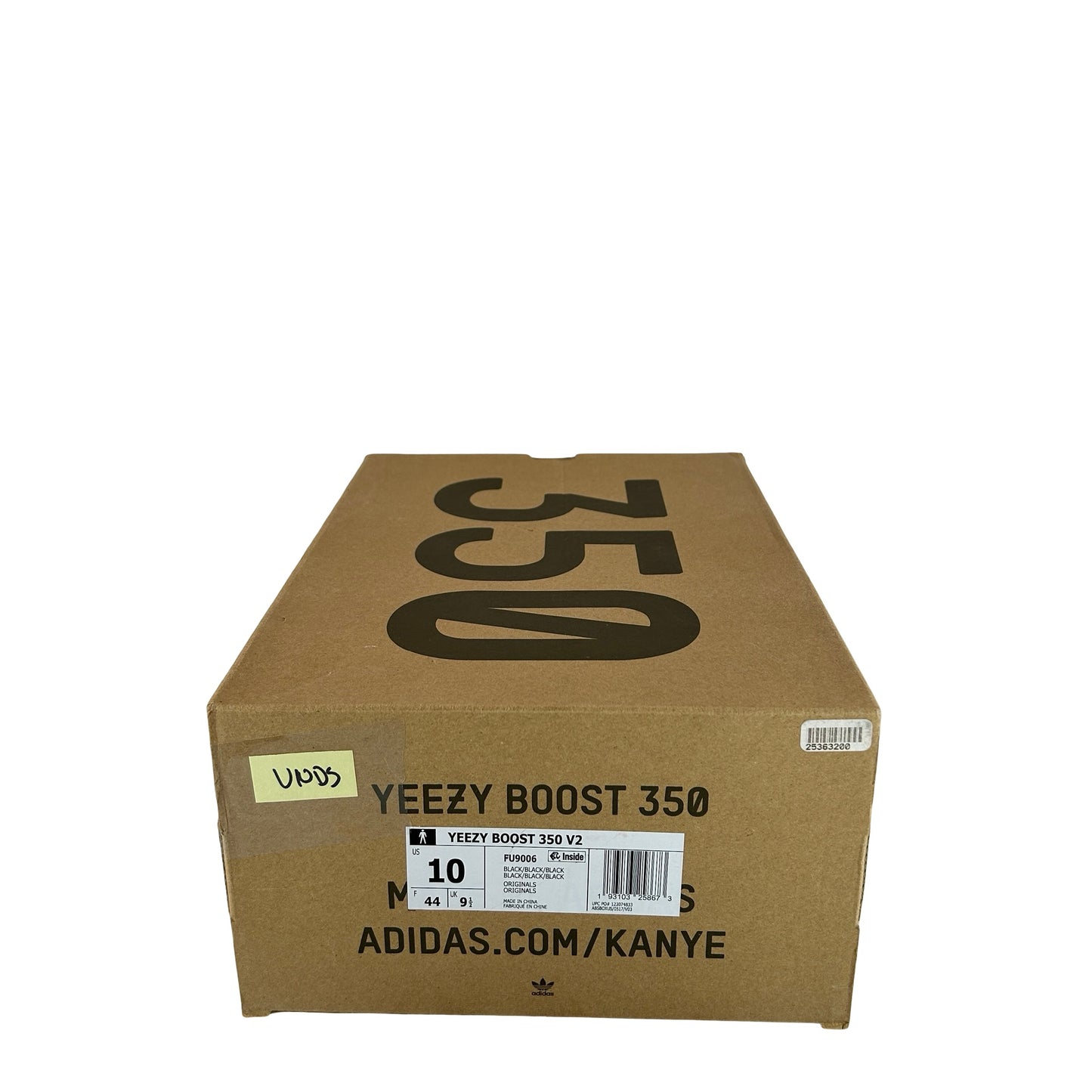 FU9006 adidas Yeezy Boost 350 V2 Black (Non-Reflective) [USED] - 10 M (VNDS)
