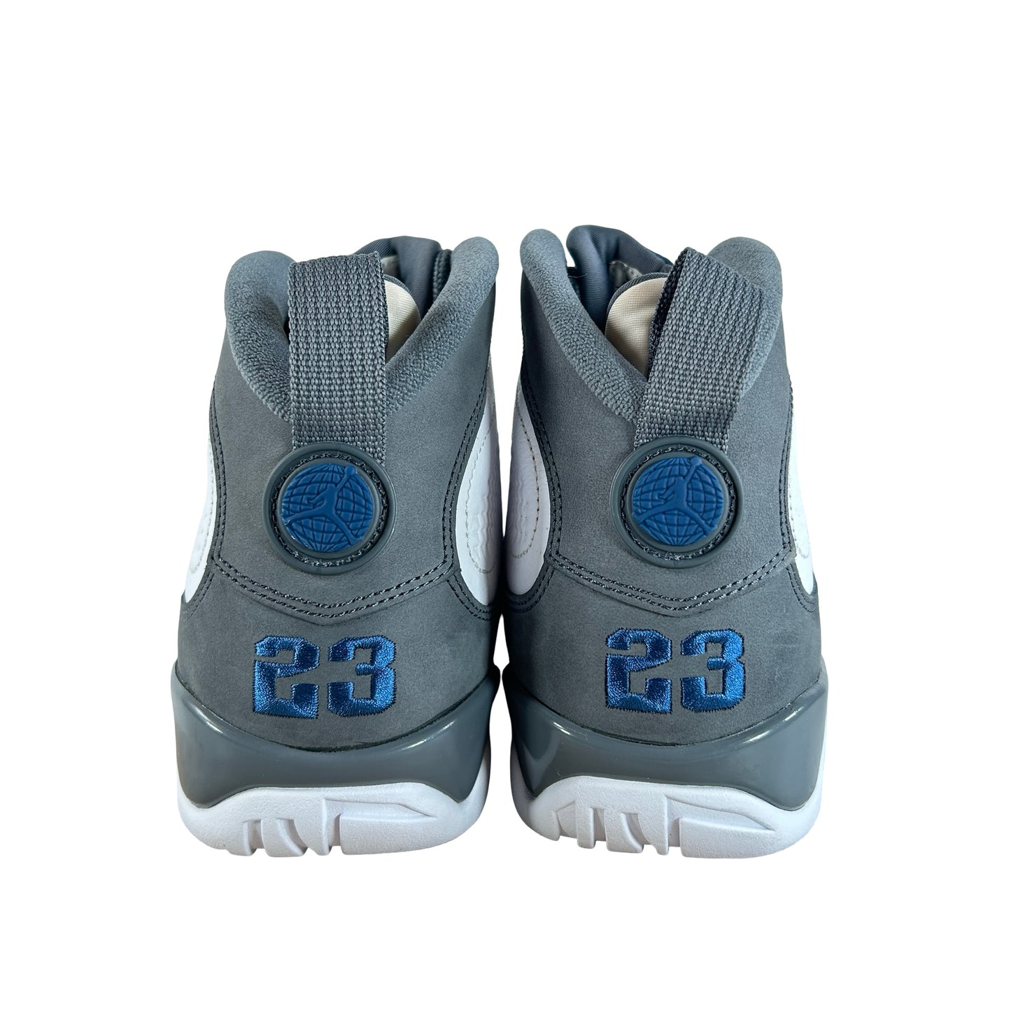 HV4794 100 Jordan 9 Retro Flint Grey French Blue (2026) [USED] - 8.5 M (Used) (No Box)