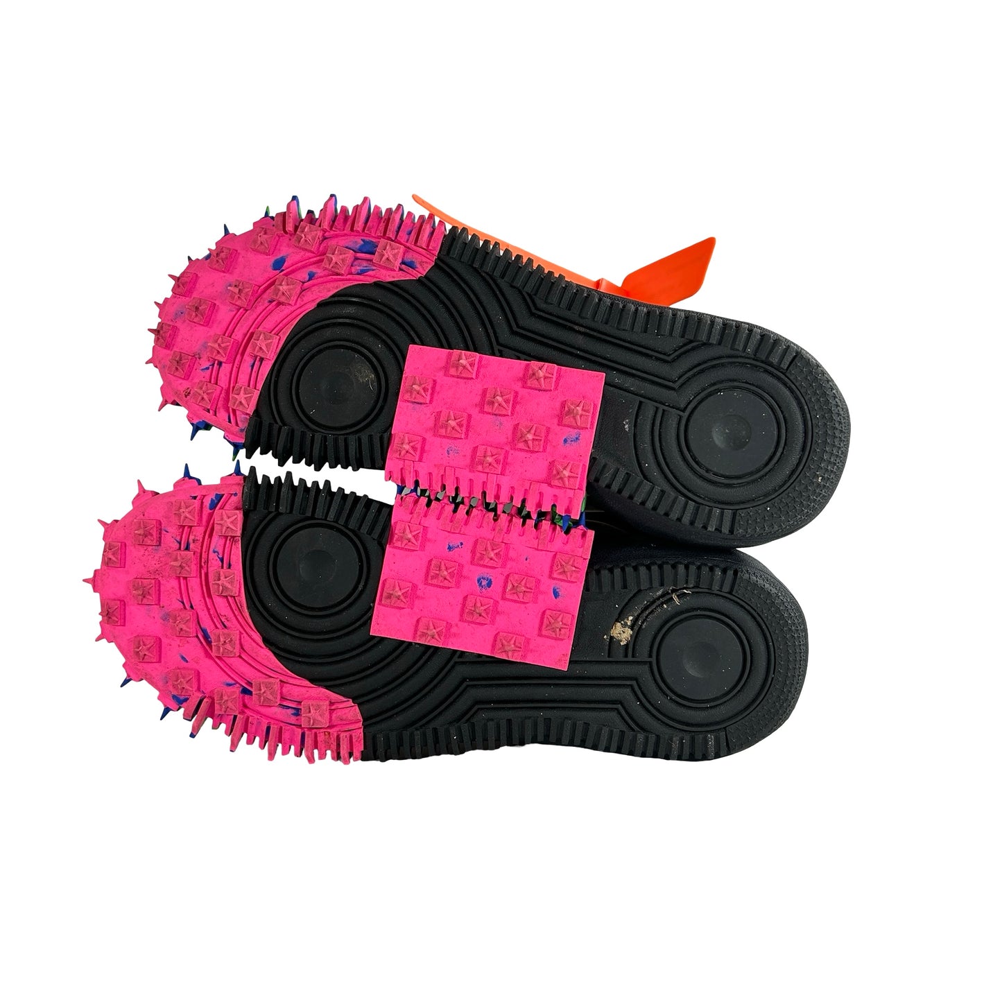 DO6290 001 Nike Air Force 1 Mid Off-White Black [USED] - 8 M (Used)