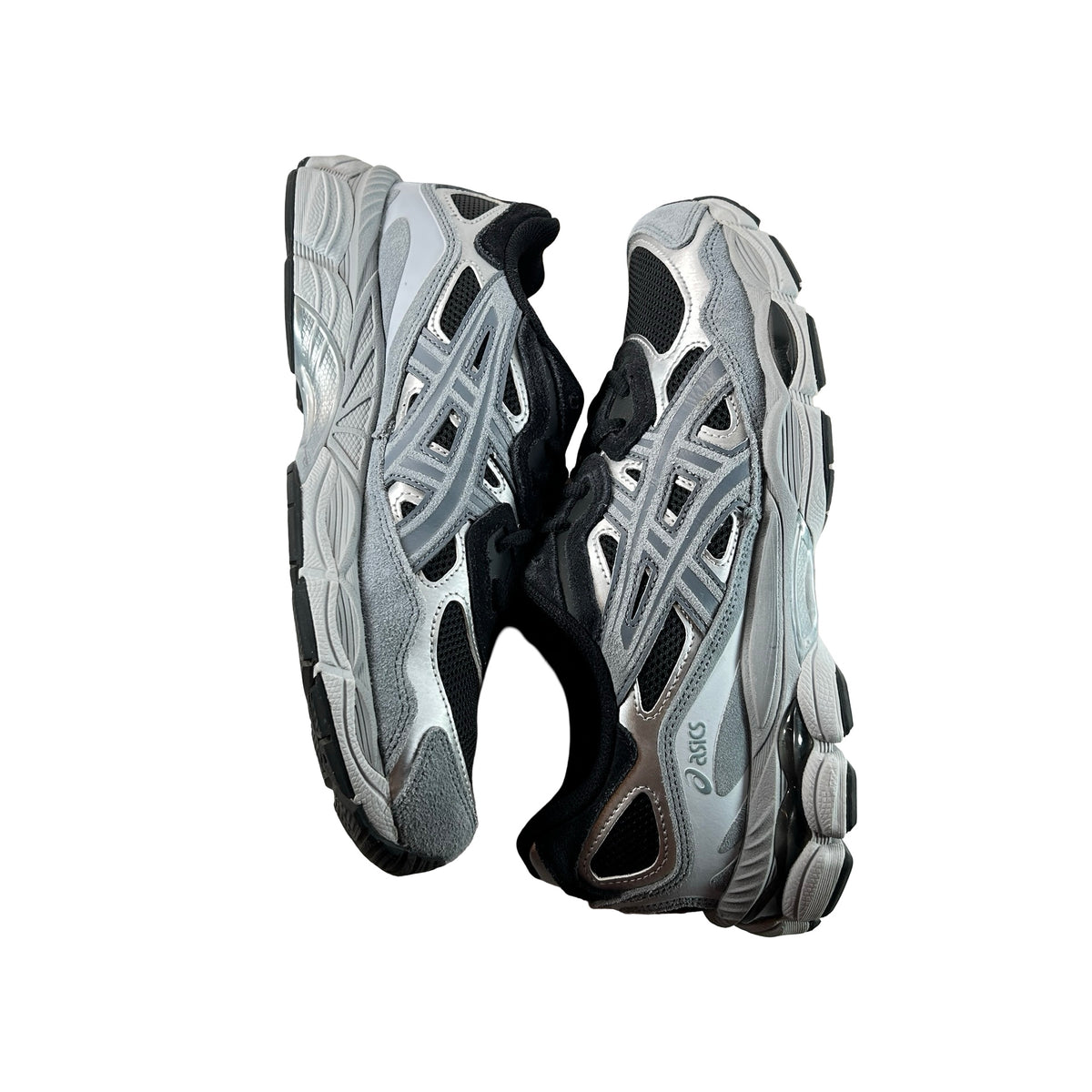 1203A383 003 ASICS Gel-NYC Black Fjord Grey [USED] - 8.5 M (Used)