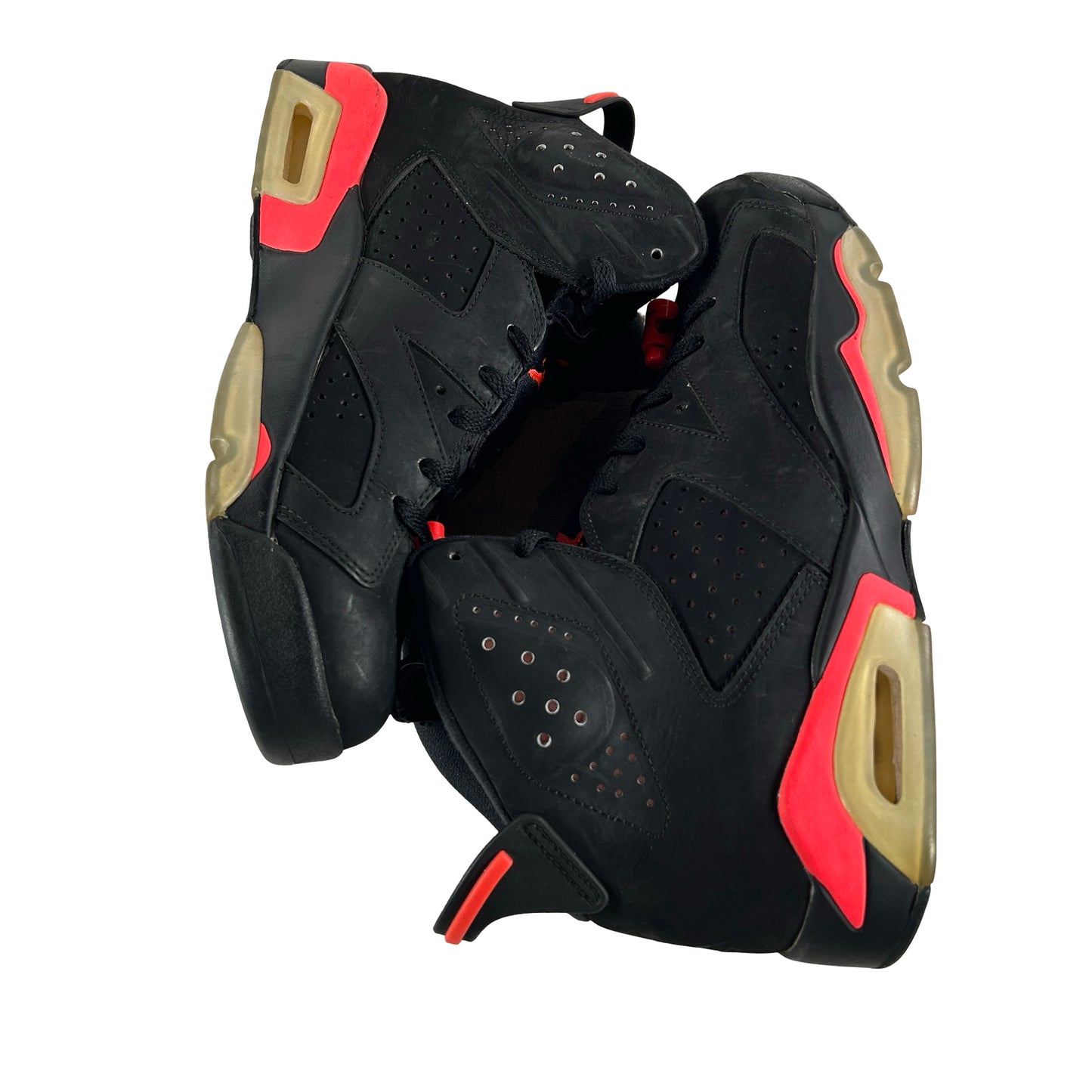 384664 023 Jordan 6 Retro Infrared Black (2014) - 9 M (Used) (No Box)