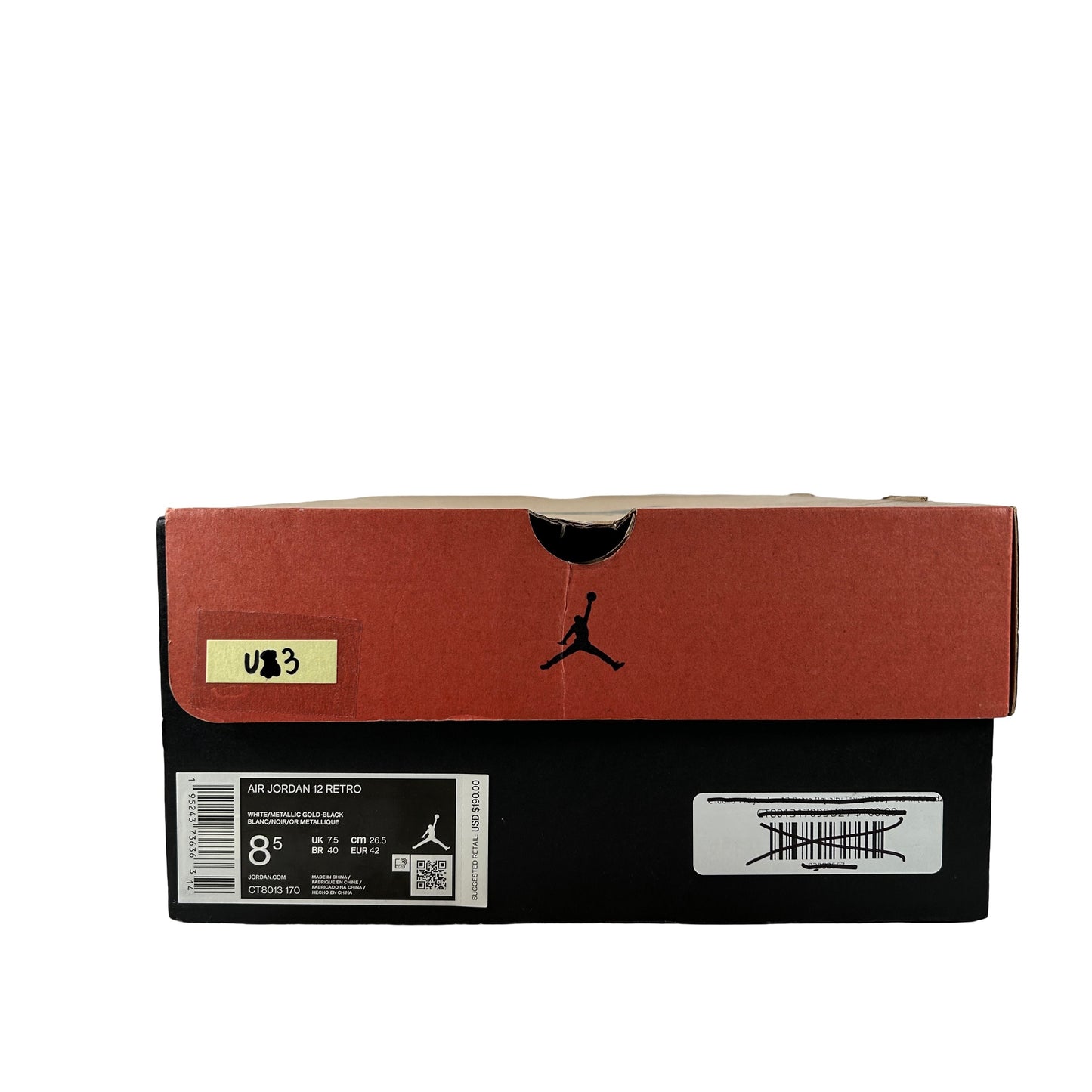 CT8013 170 Jordan 12 Retro Royalty Taxi [USED] - 8.5 M (Used3)
