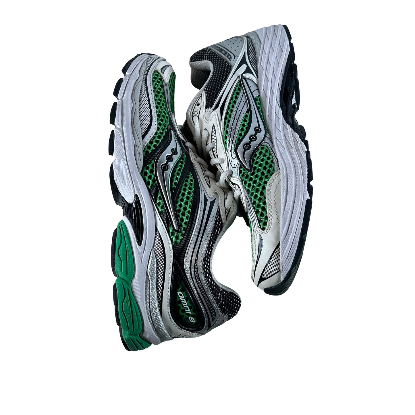 S70739 5 Saucony ProGrid Omni 9 OG Green Silver [USED] - 9.5 M (Used) (No Box)