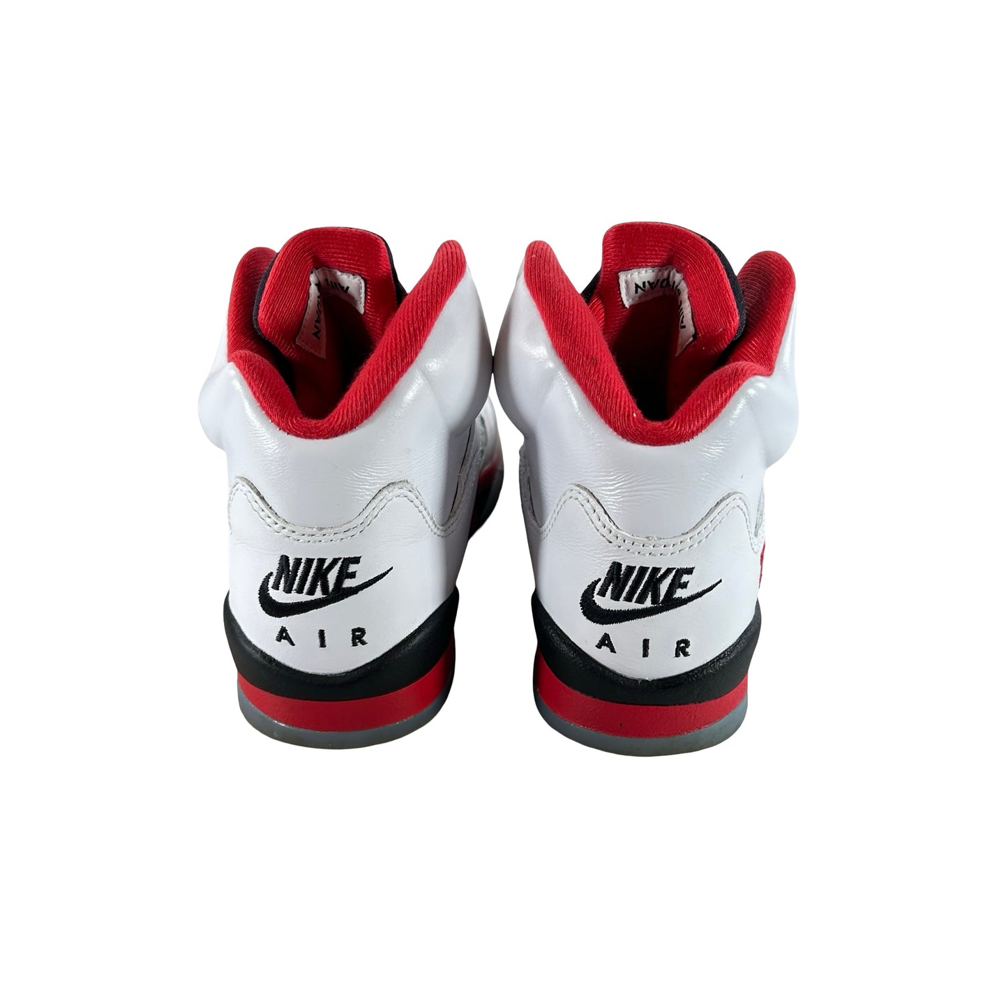 HQ7980 101 Jordan 5 Retro Fire Red Black Tongue (2025) (GS) [USED] - 7 Y (Used)