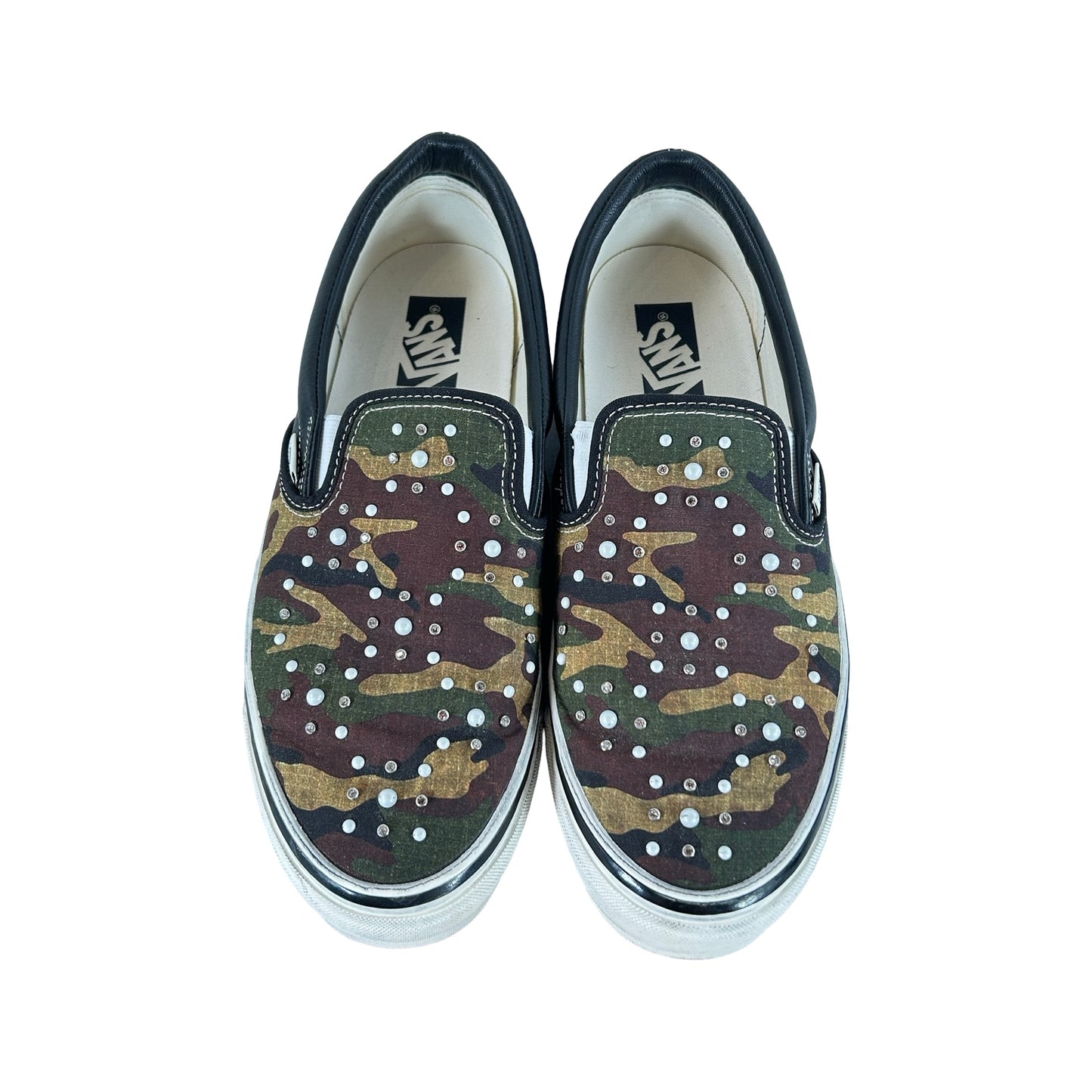 VN000D9PCAK Vans LX Classic Slip-On 98 Pearlized Pack Camo Black [USED] - 11 M (Used)