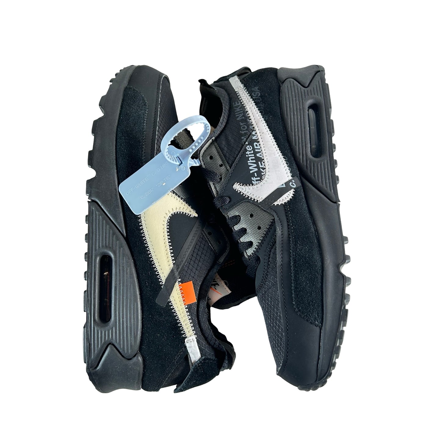 AA7293 001 Air Max 90 Off-White Black [USED] - 10 M (Used3)