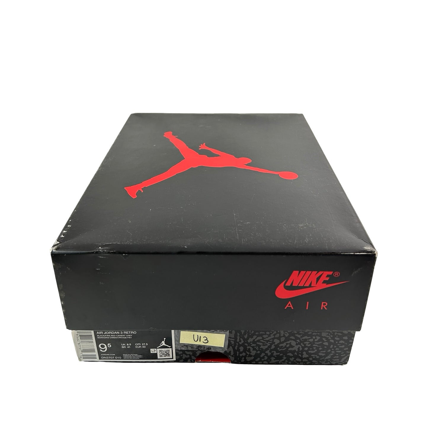 DN3707 010 Jordan 3 Retro Black Cement Reimagined (2024) [USED] - 9.5 M (Used13)