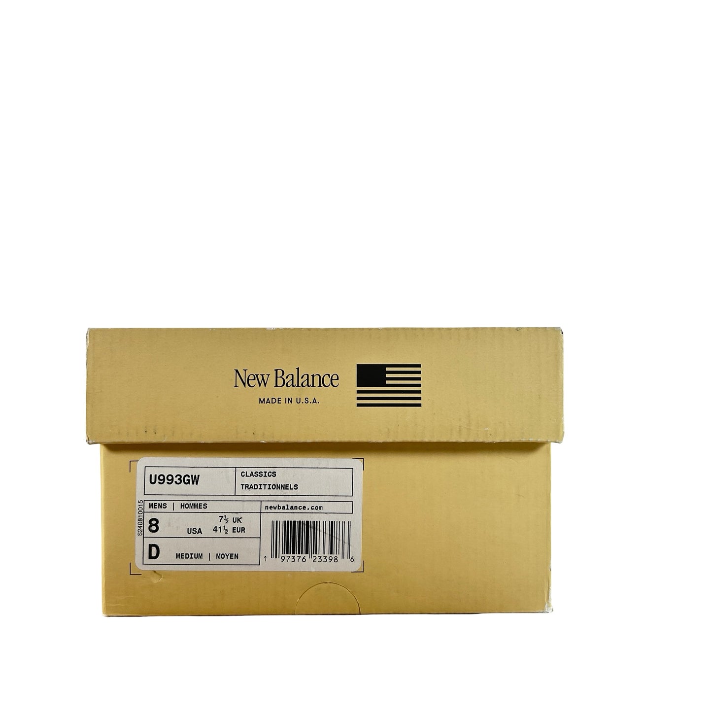 U993GW New Balance 993 MiUSA Teddy Santis Chive [USED] - 8 M (Used)