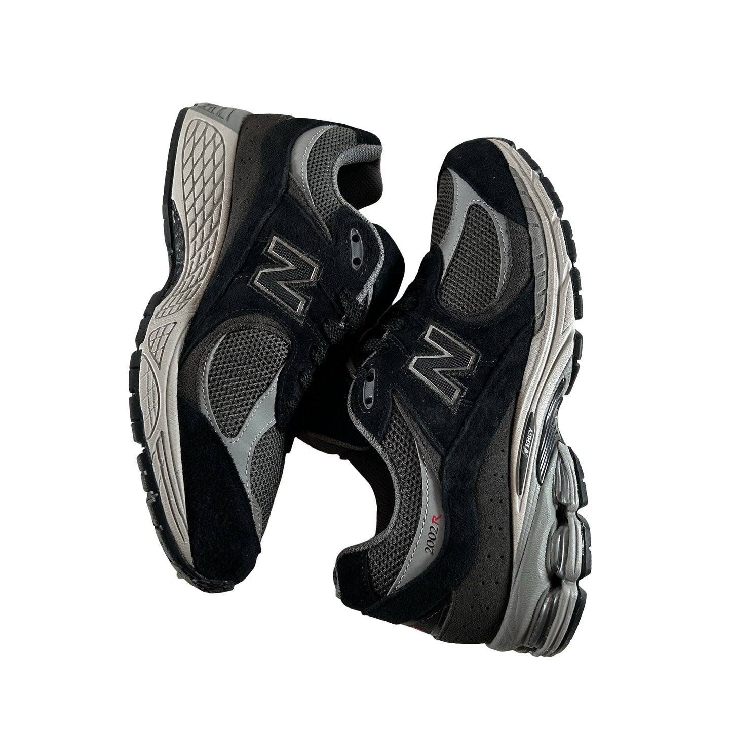 U2002RC New Balance 2002R Black Castlerock Grey [USED] - 8.5 M (VNDS)