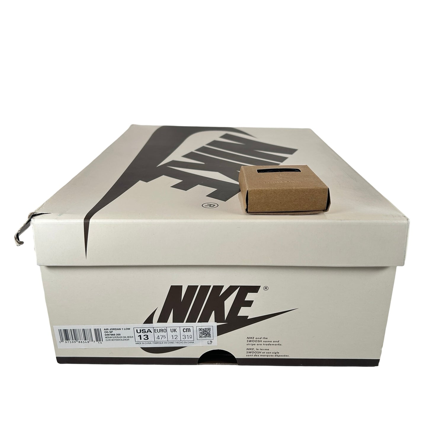 DM7866 200 Jordan 1 Retro Low OG SP Travis Scott Medium Olive [USED] - 13 (Used)
