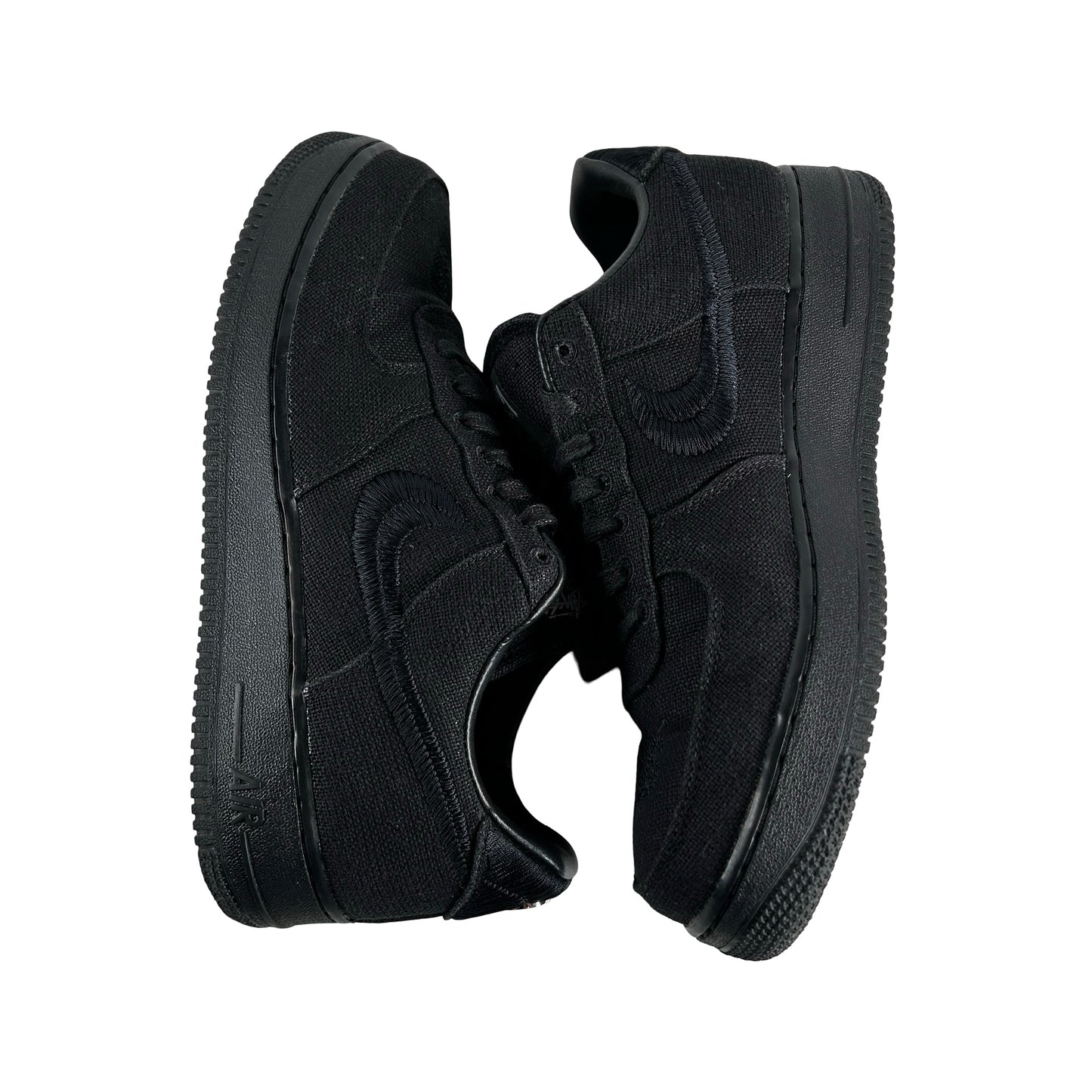 CZ9084 001 Nike Air Force 1 Low Stussy Black [USED] - 10.5 M (Used)