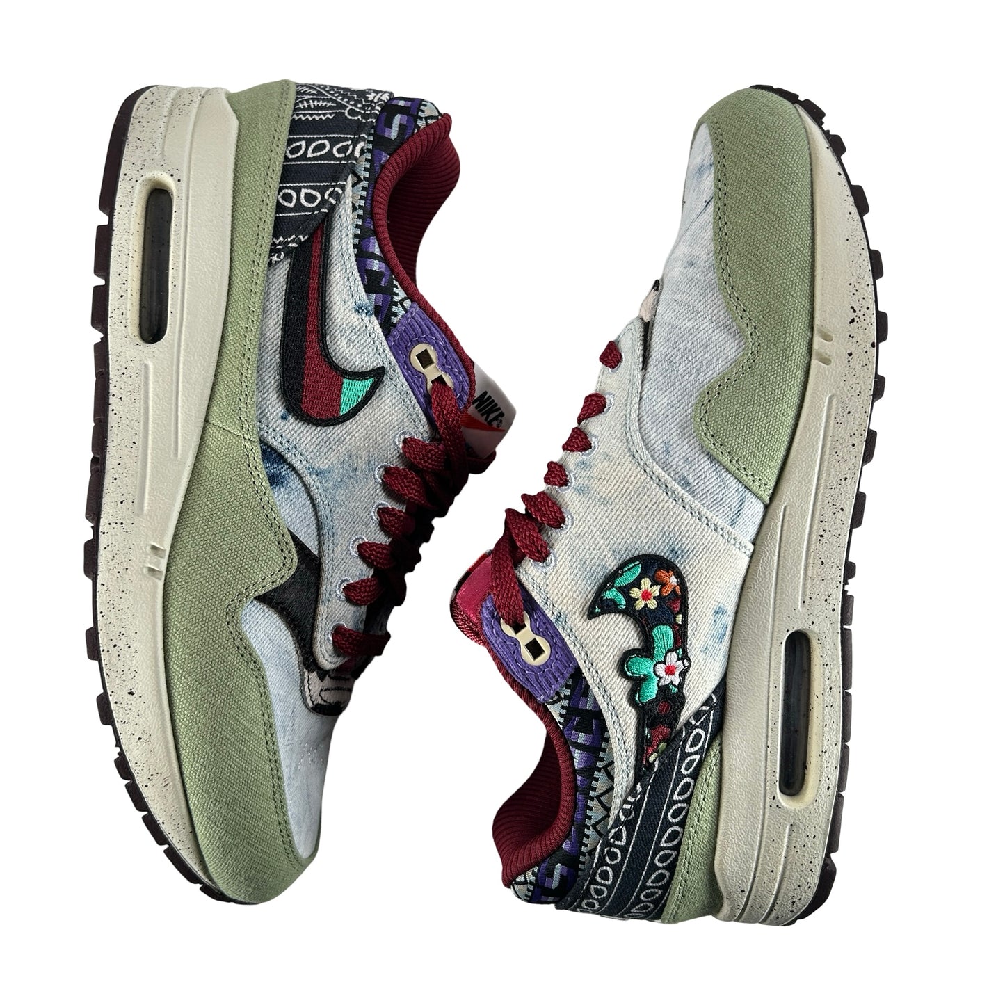 DN1803 300 Nike Air Max 1 Concepts Denim Olive Canvas [USED] - 8.5 M (Used2)