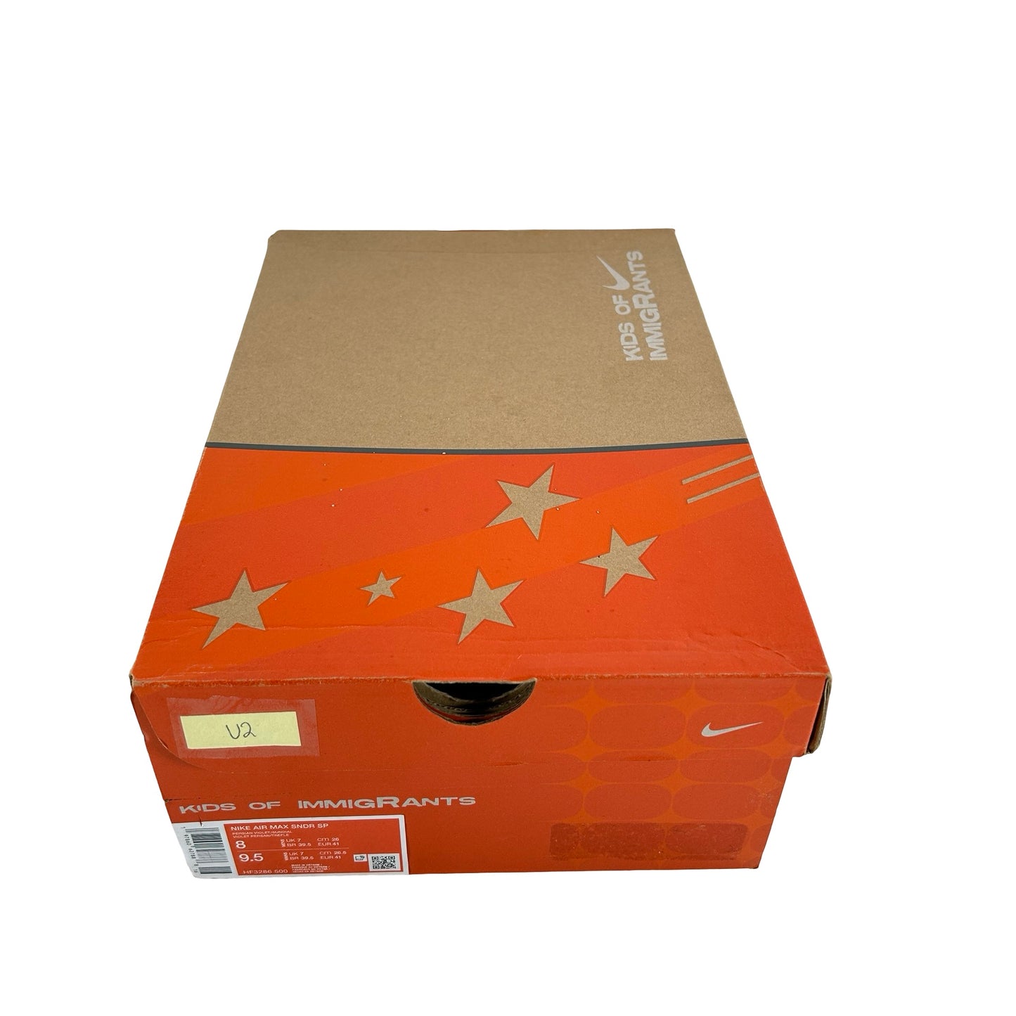 HF3286 500 Nike Air Max Sunder SP Kids of Immigrants Sun Down [USED] - 8 M (Used2)