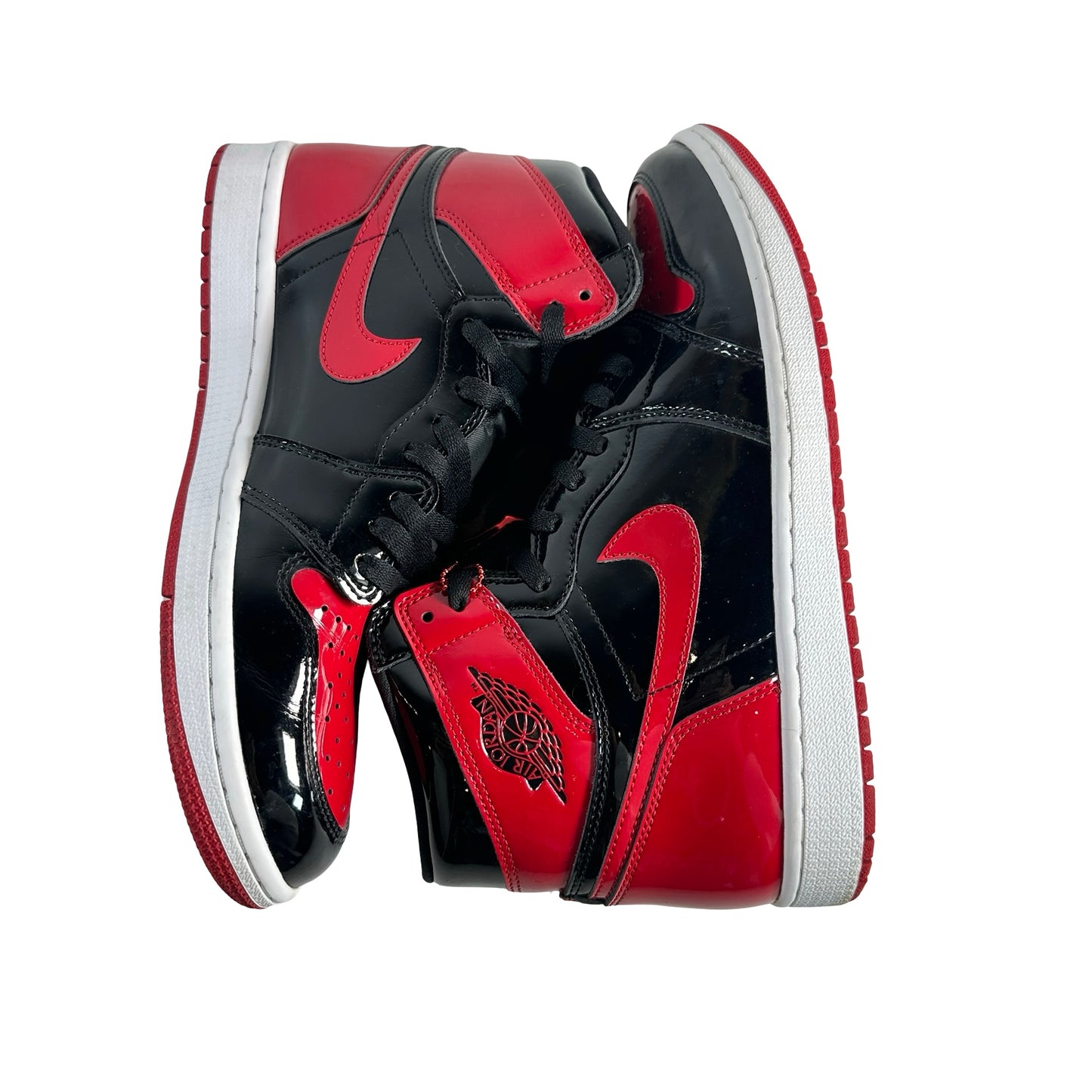 555088 063 Jordan 1 Retro High OG Patent Bred [USED] - 10.5 M (Used8)