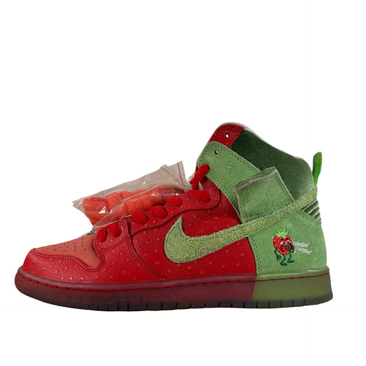 CW7093 600 Nike SB Dunk High Strawberry Cough - 10.5 M (Yellowing)