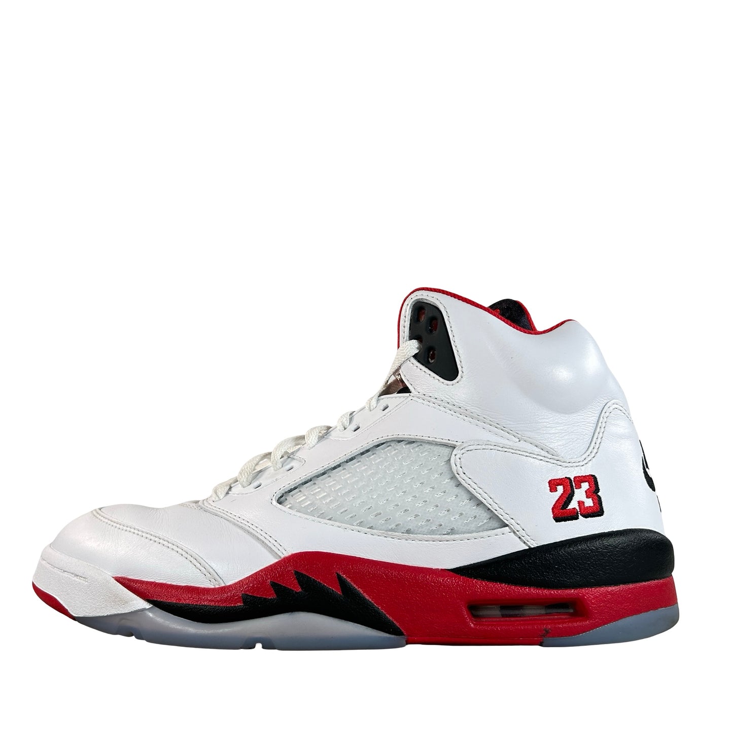 HQ7978 101 Jordan 5 Retro Fire Red Black Tongue (2025) [USED] - 12 M (Used7)