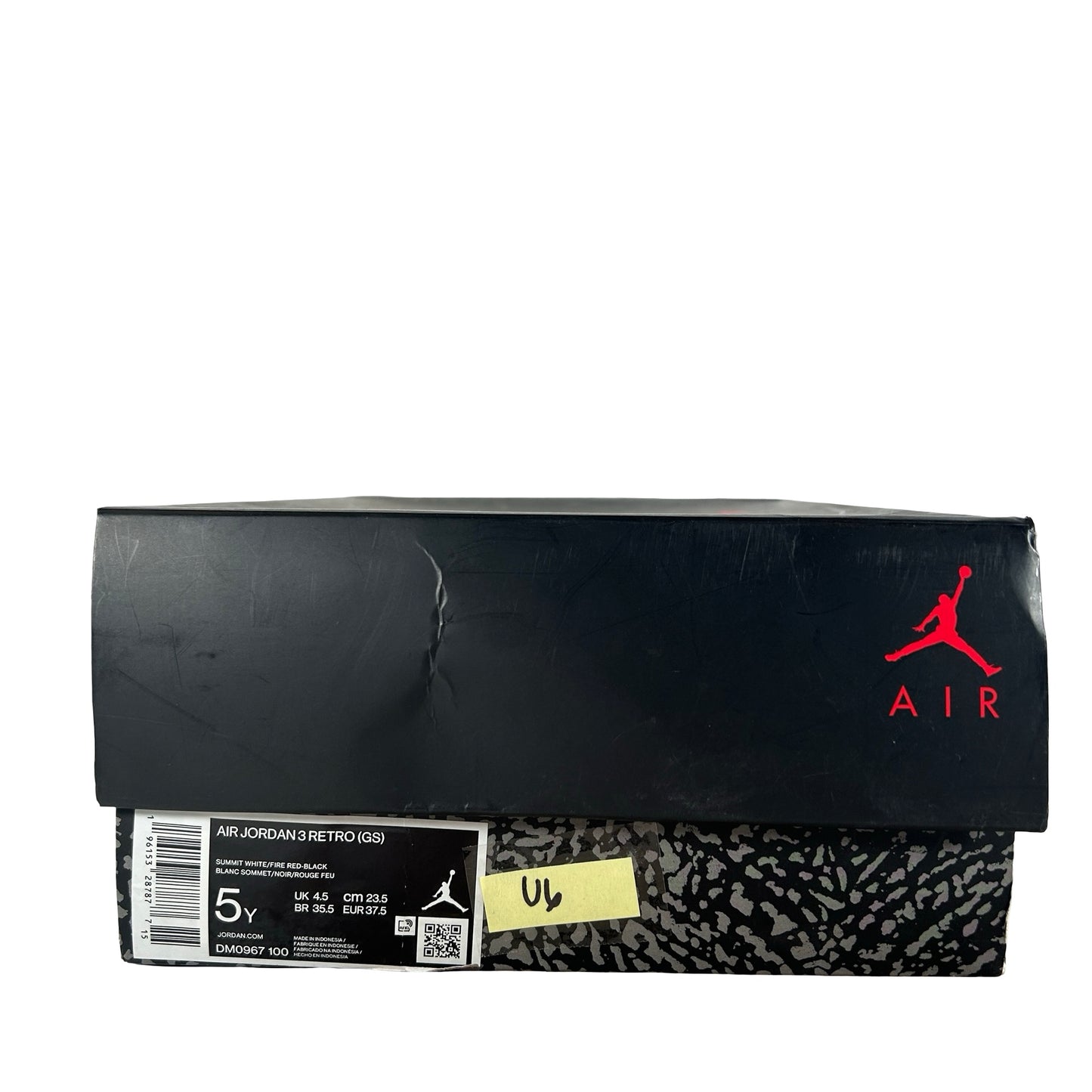 DM0967 100 Jordan 3 Retro White Cement Reimagined (GS) [USED] - 5 Y (Used6)