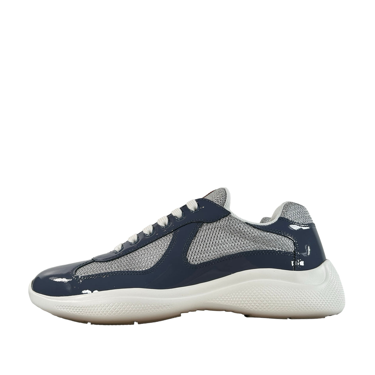 4E3400 ASZ FO4RD Prada America's Cup Patent Leather Marine - Prada 7 (US 8) (Dye)