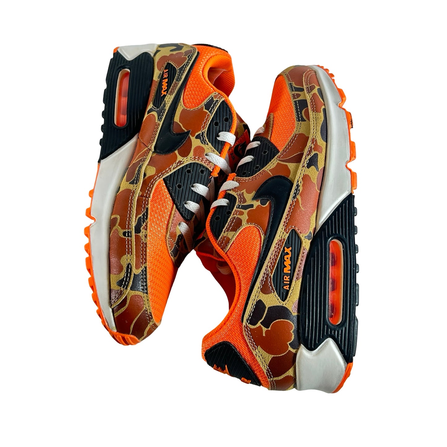 CW4039 800  Nike Air Max 90 Duck Camo Orange [USED] - 11 M (Used) (No Box)