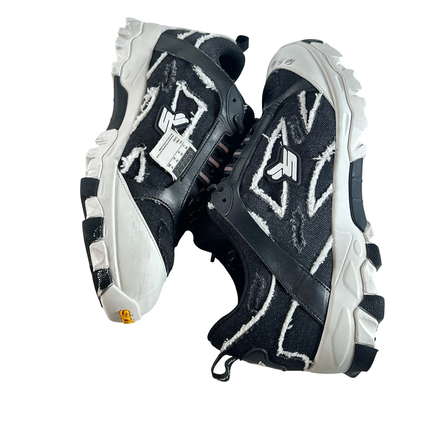 F26X104AB Sicko x Vessel Hiking Shoes Black/White [USED] - 11 M (Used)