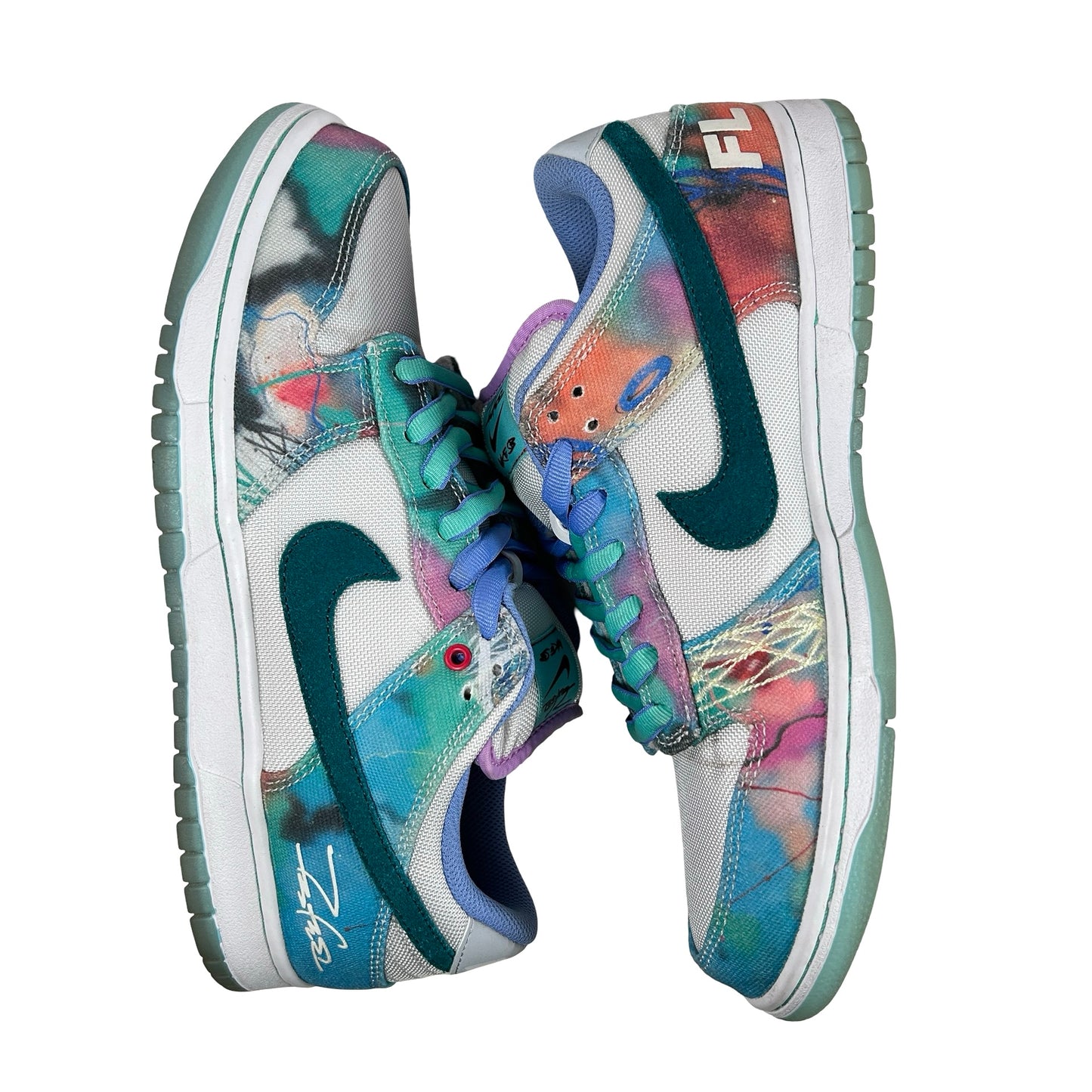 HF6061 400 Nike SB Dunk Low Futura Laboratories Bleached Aqua [USED] - 8.5 M (Used)